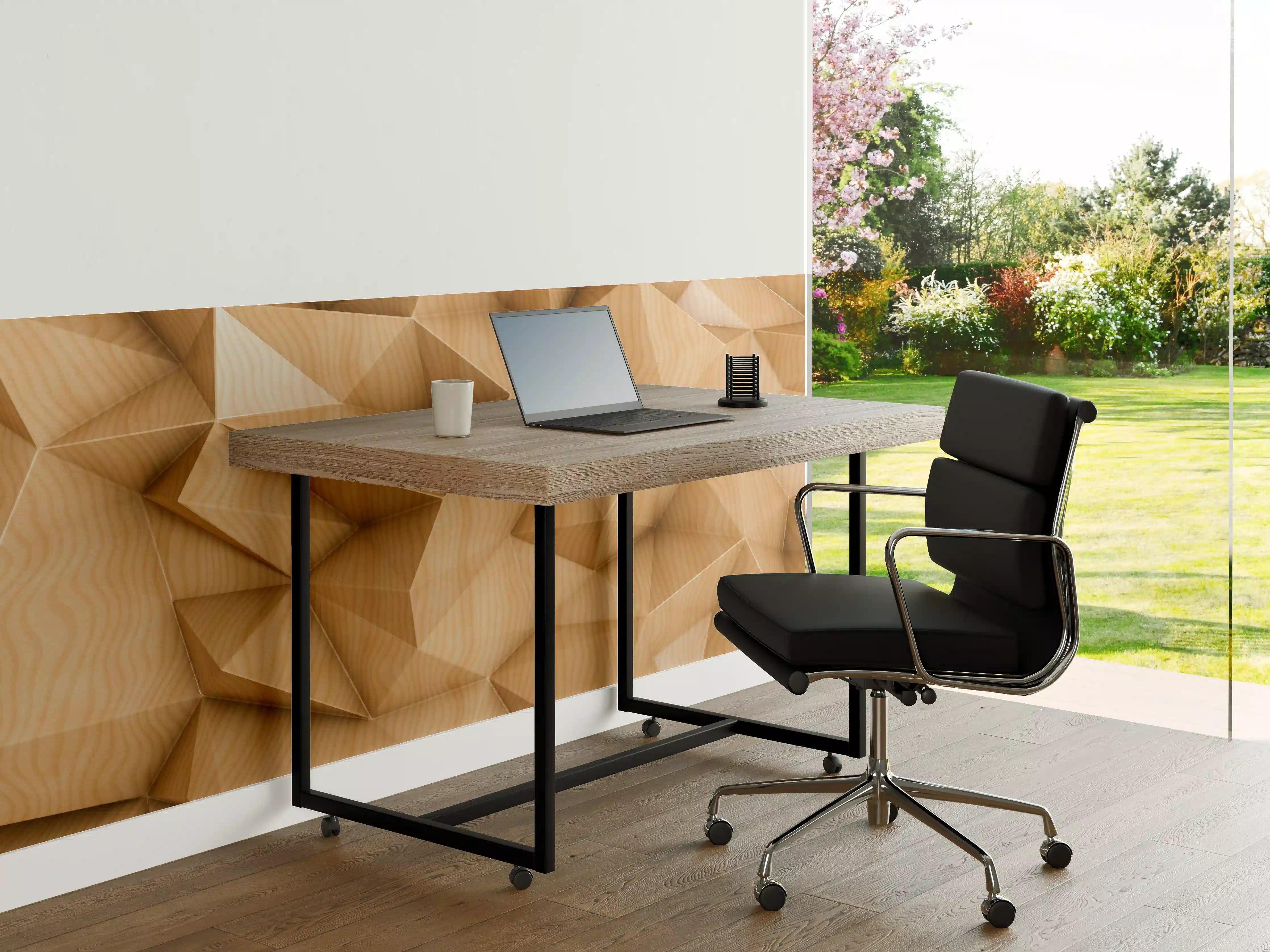 Büro Wandgestaltung - Polygonaler abstrakter Hintergrund