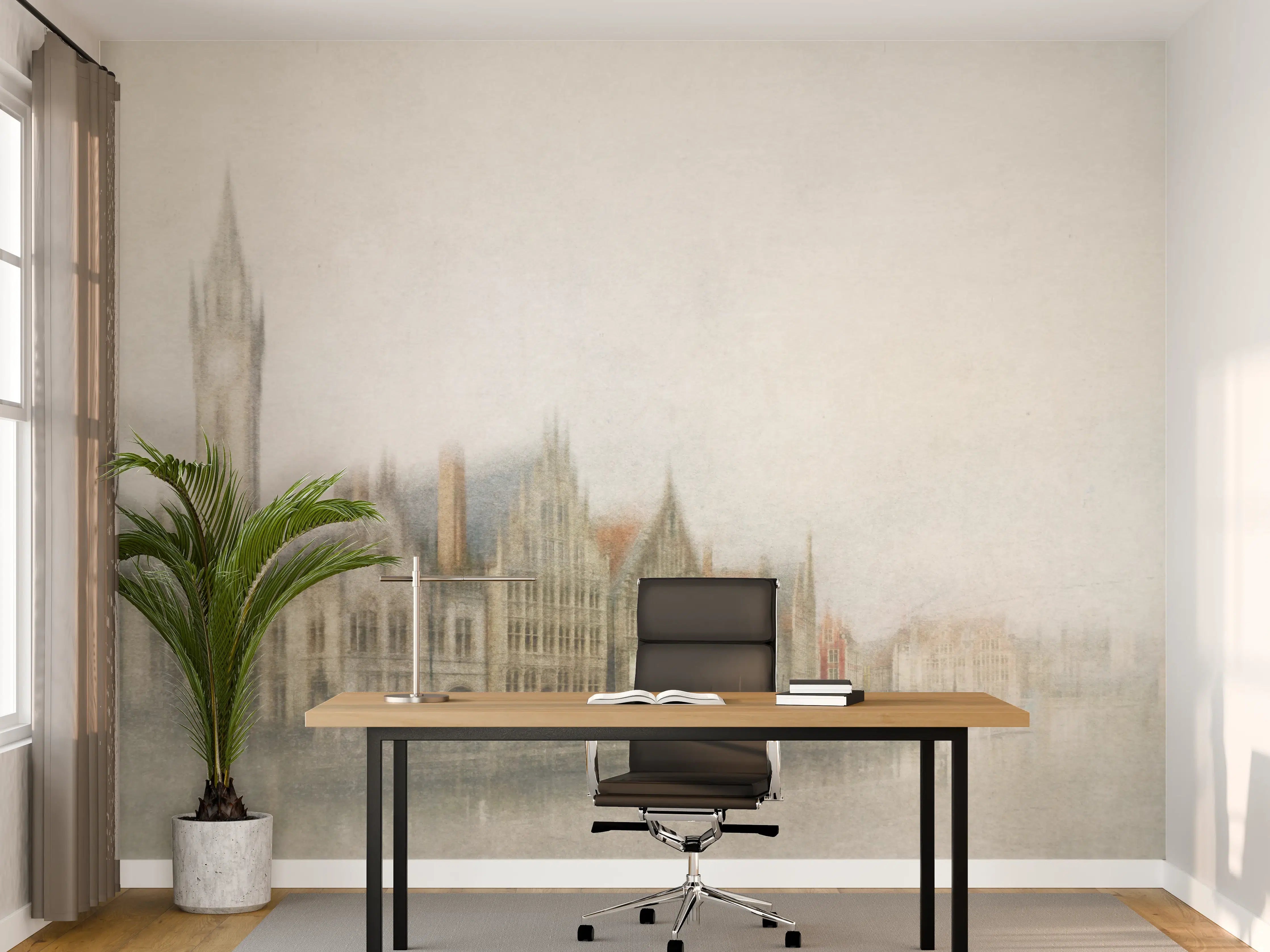 Büro Wandgestaltung - Portrait - Belgien 