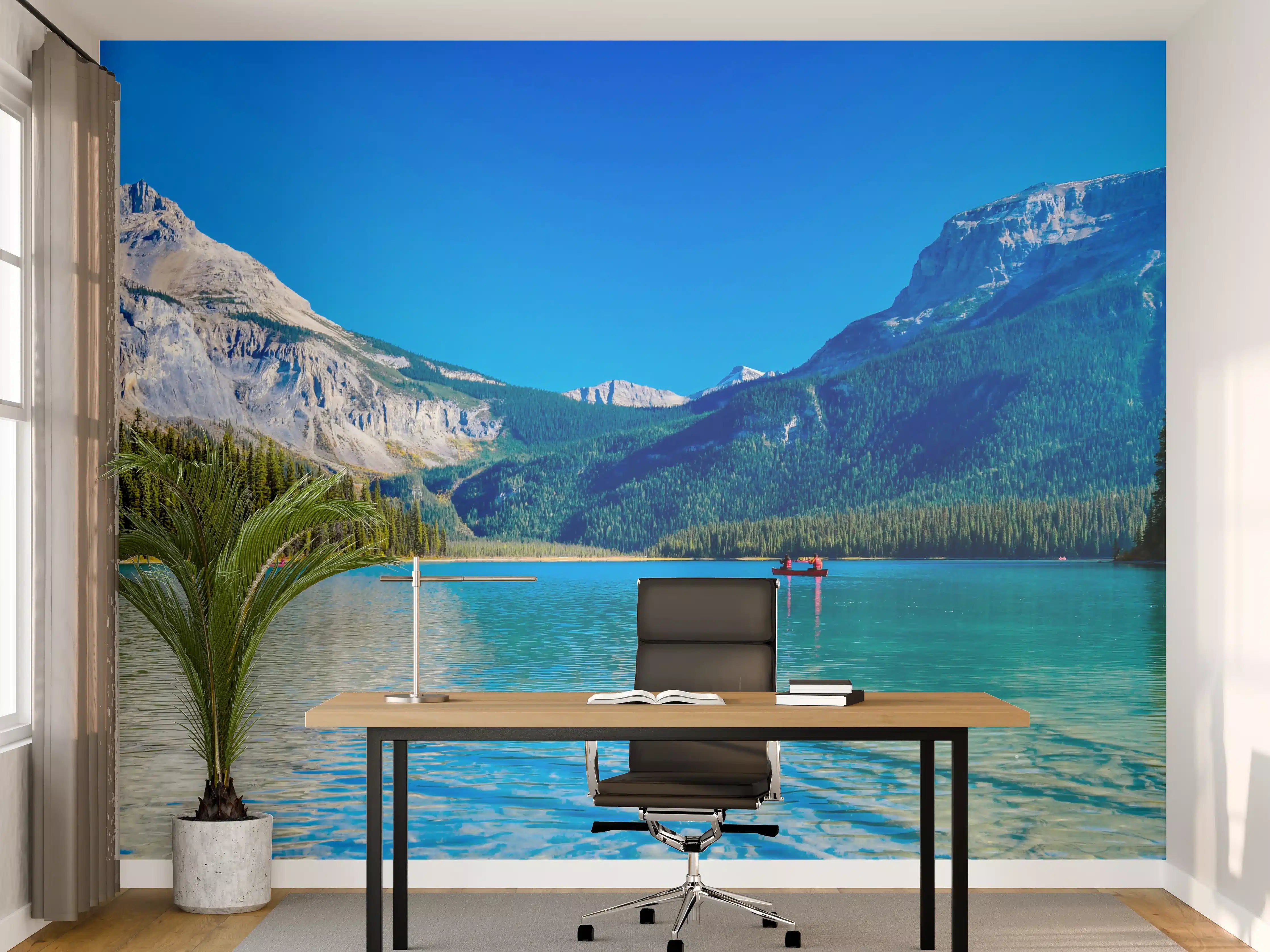 Büro Wandgestaltung - Prächtige weiße Pferde