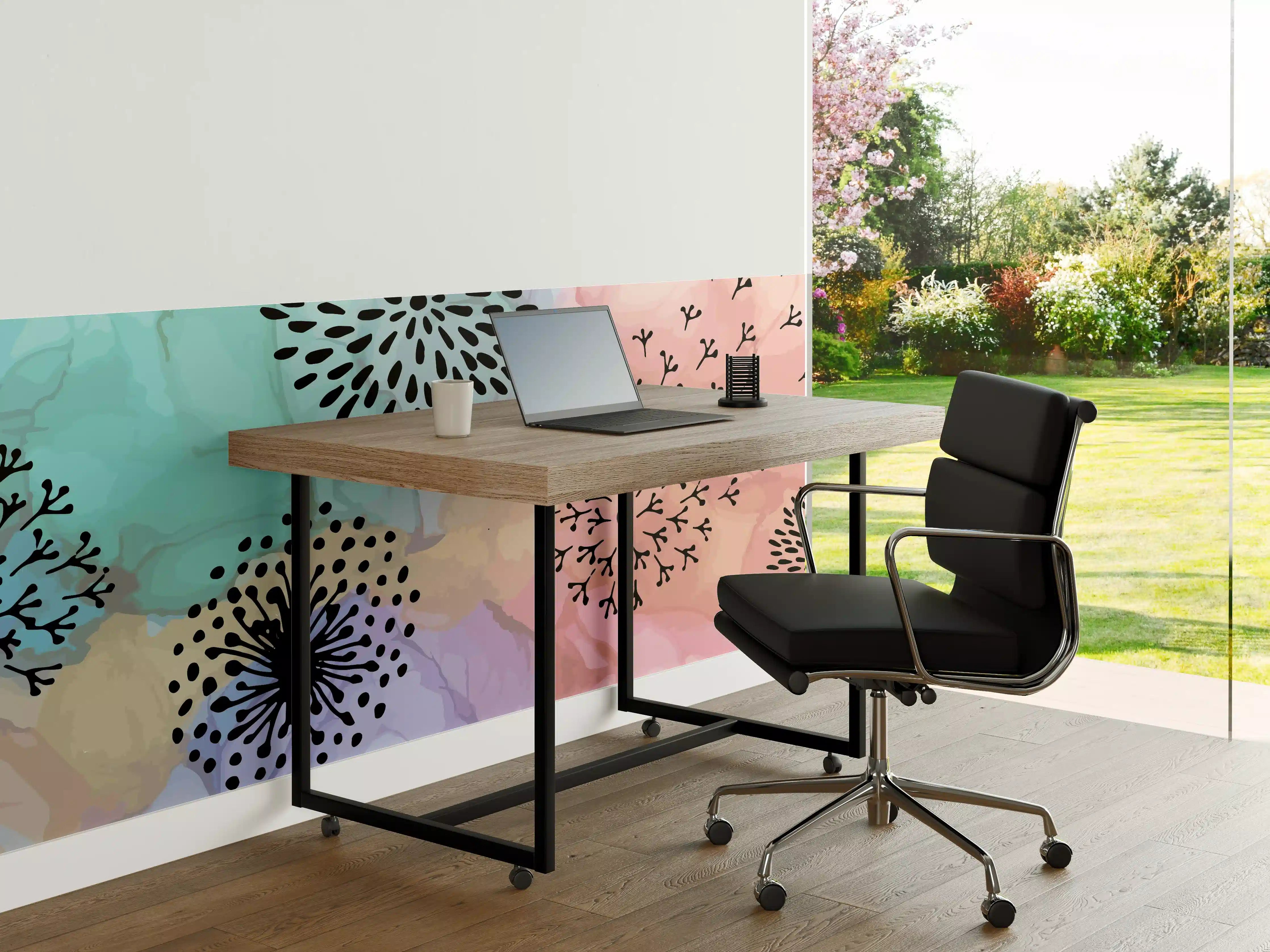 Büro Wandgestaltung - Pusteblume Aquarell