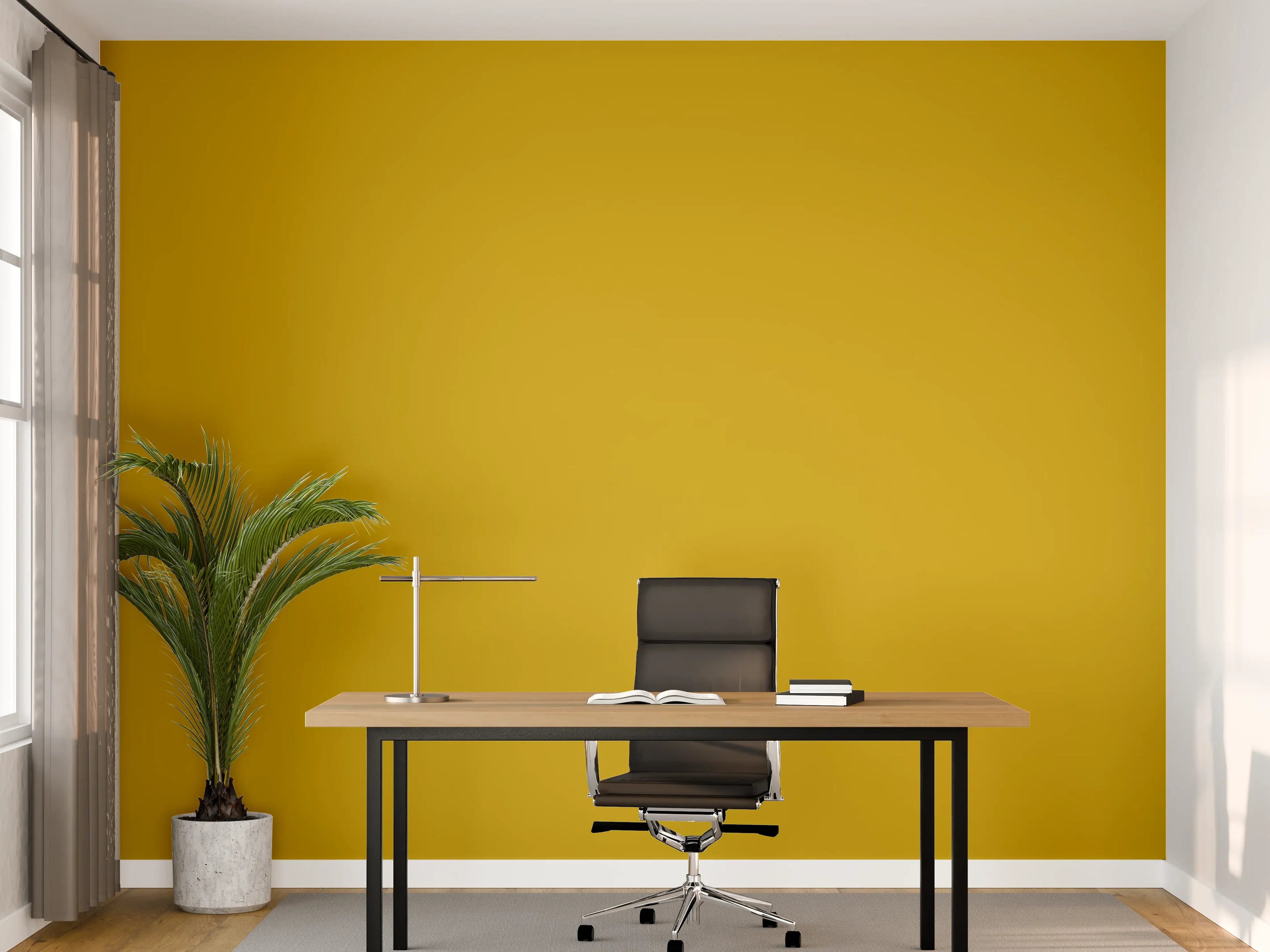 Büro Wandgestaltung - RAL 1005 (Honiggelb)