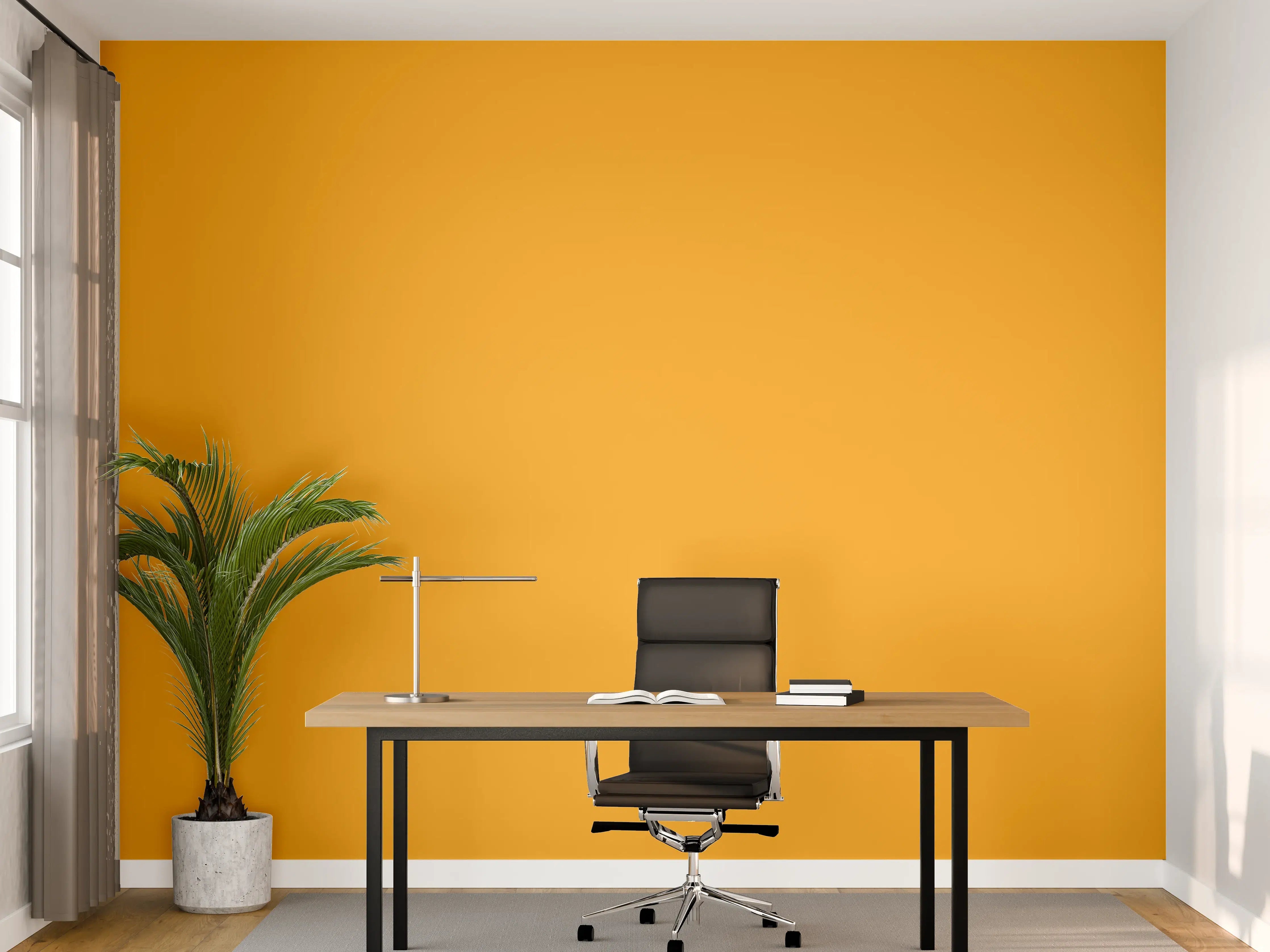 Büro Wandgestaltung - RAL 1033 (Dahliengelb)