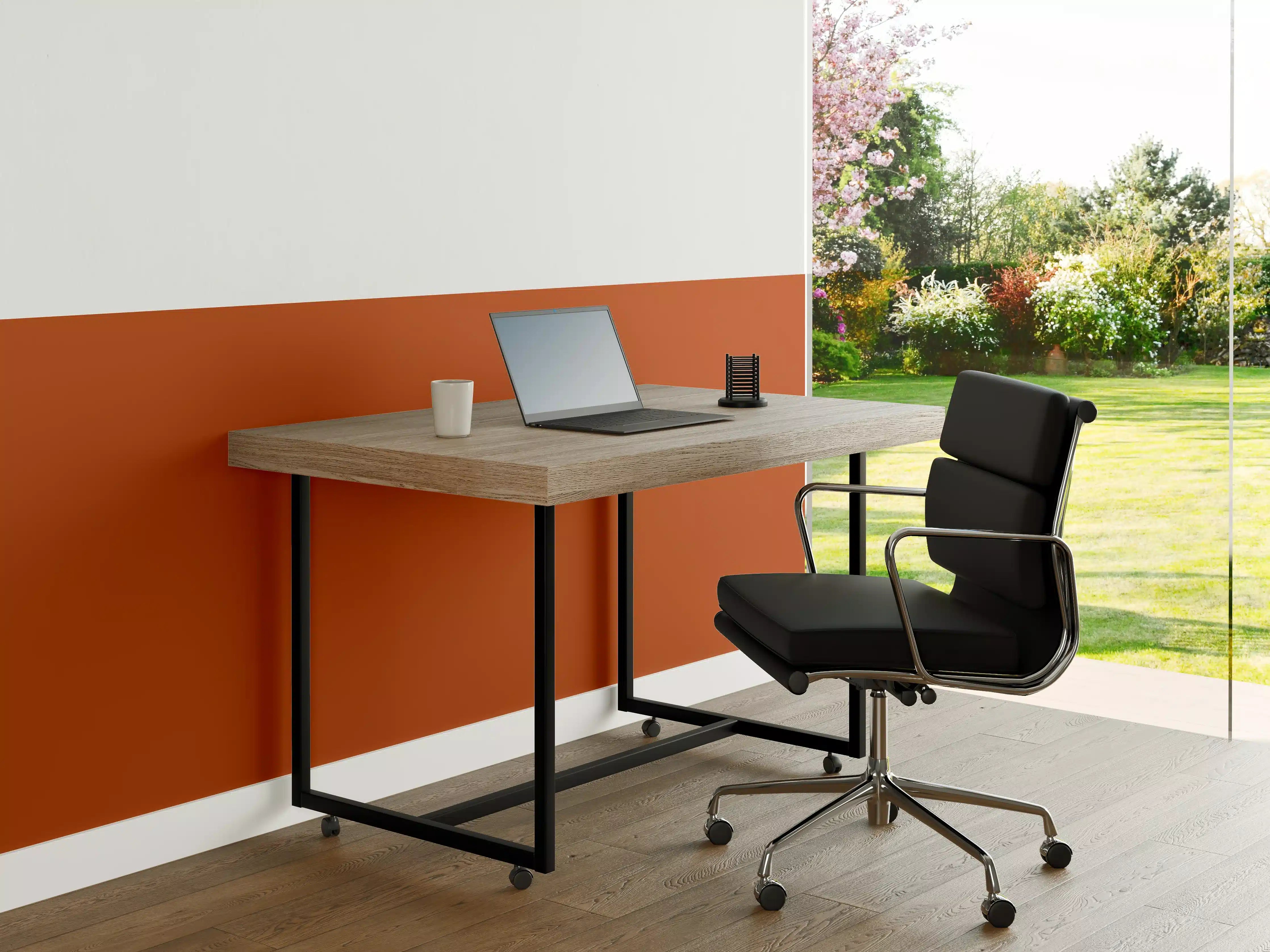 Büro Wandgestaltung - RAL 2001 (Rot-Orange)