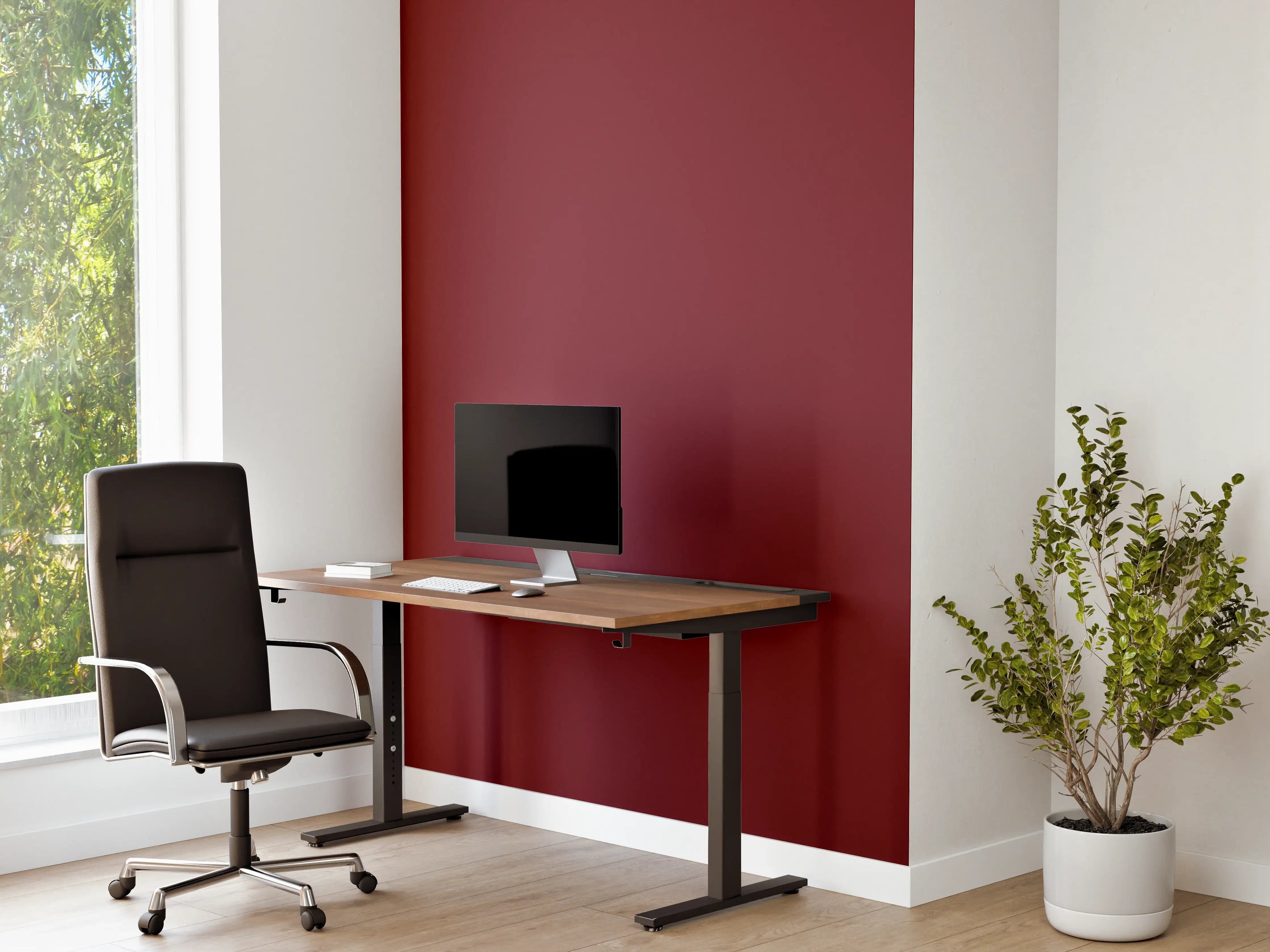 Büro Wandgestaltung - RAL 3004 (Purpurrot)