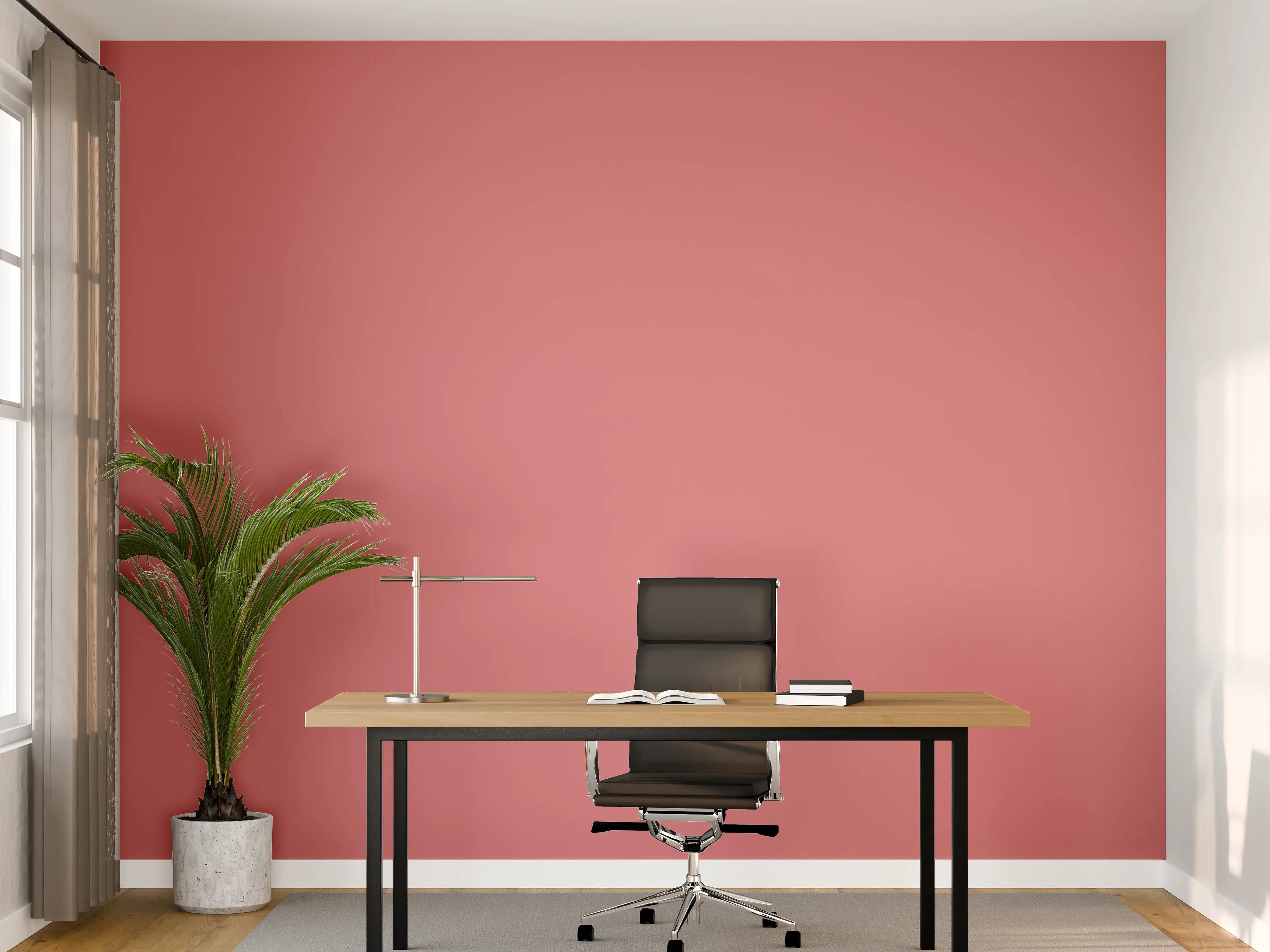 Büro Wandgestaltung - RAL 3014 (Altrosa)