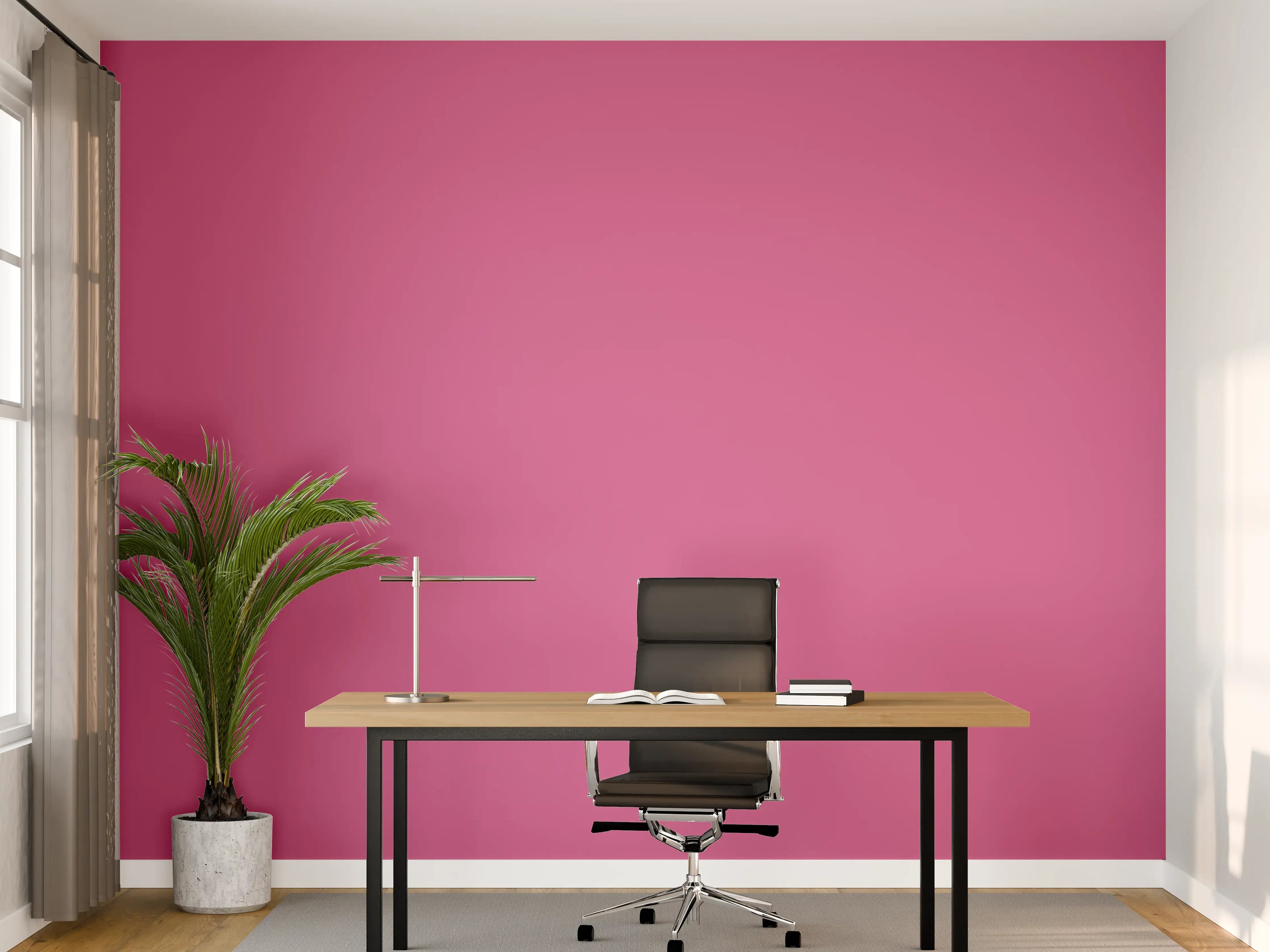 Büro Wandgestaltung - RAL 4003 (Violett