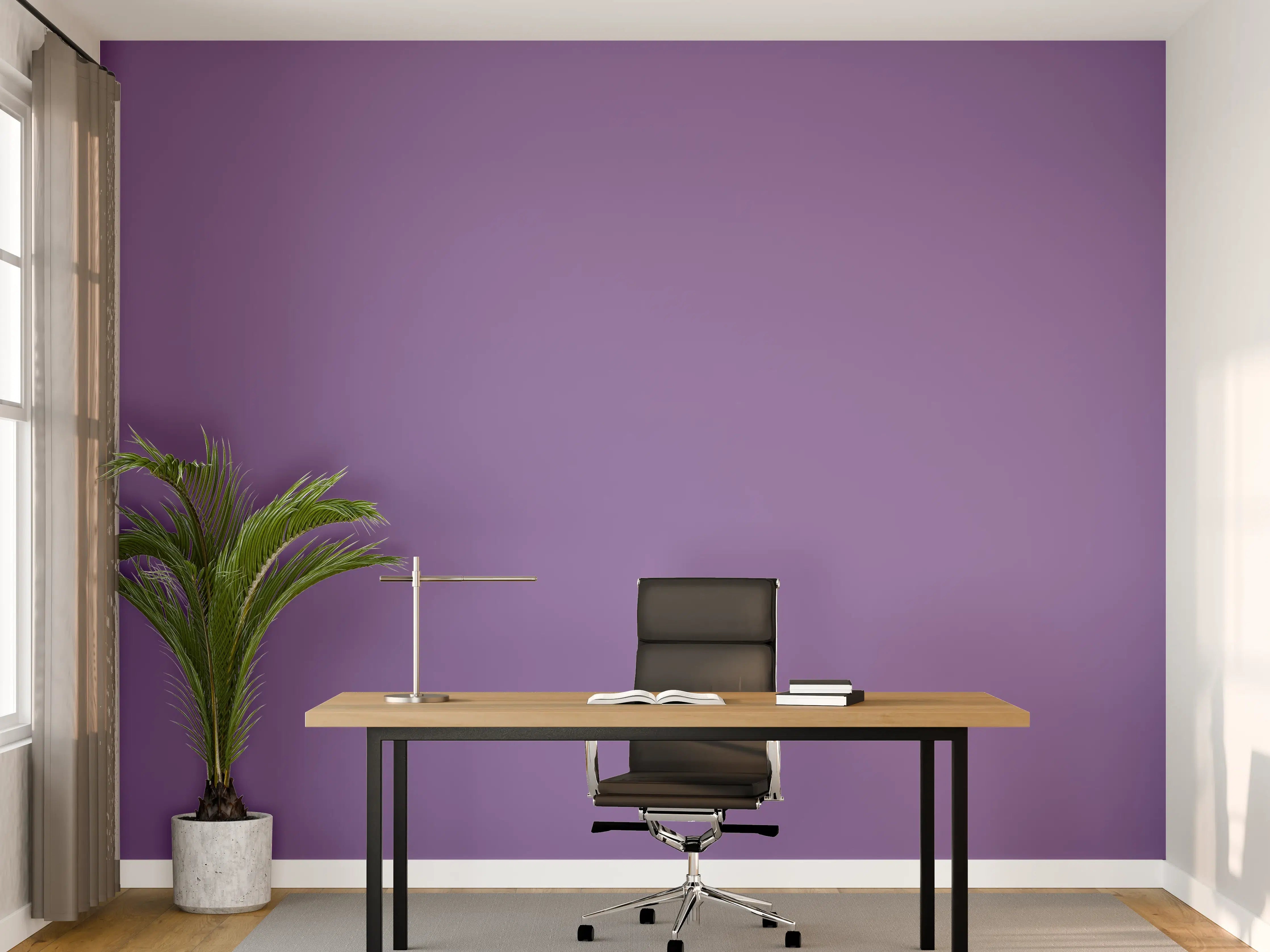 Büro Wandgestaltung - RAL 4005 (Fliederblau)