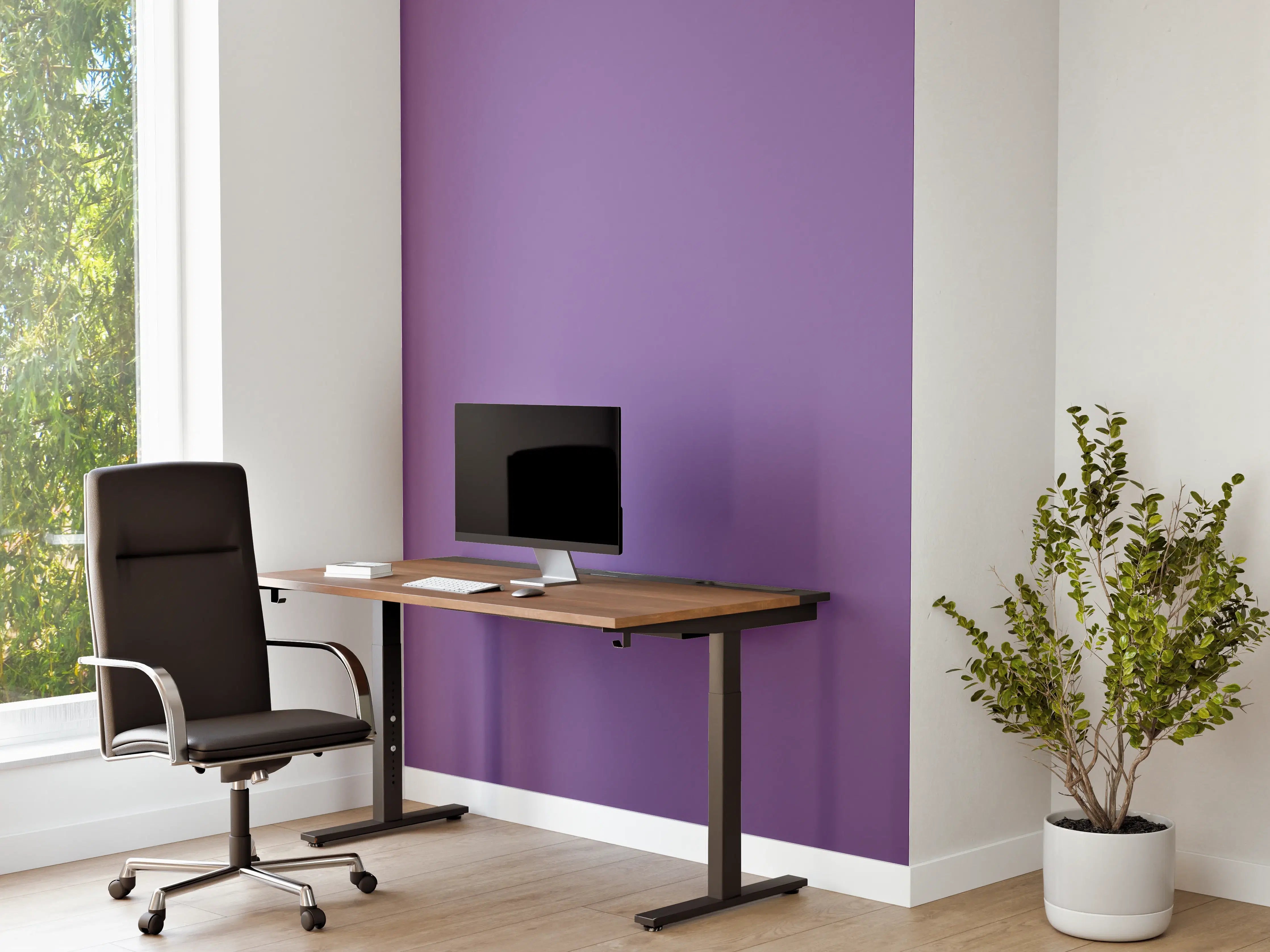 Büro Wandgestaltung - RAL 4005 (Fliederblau)