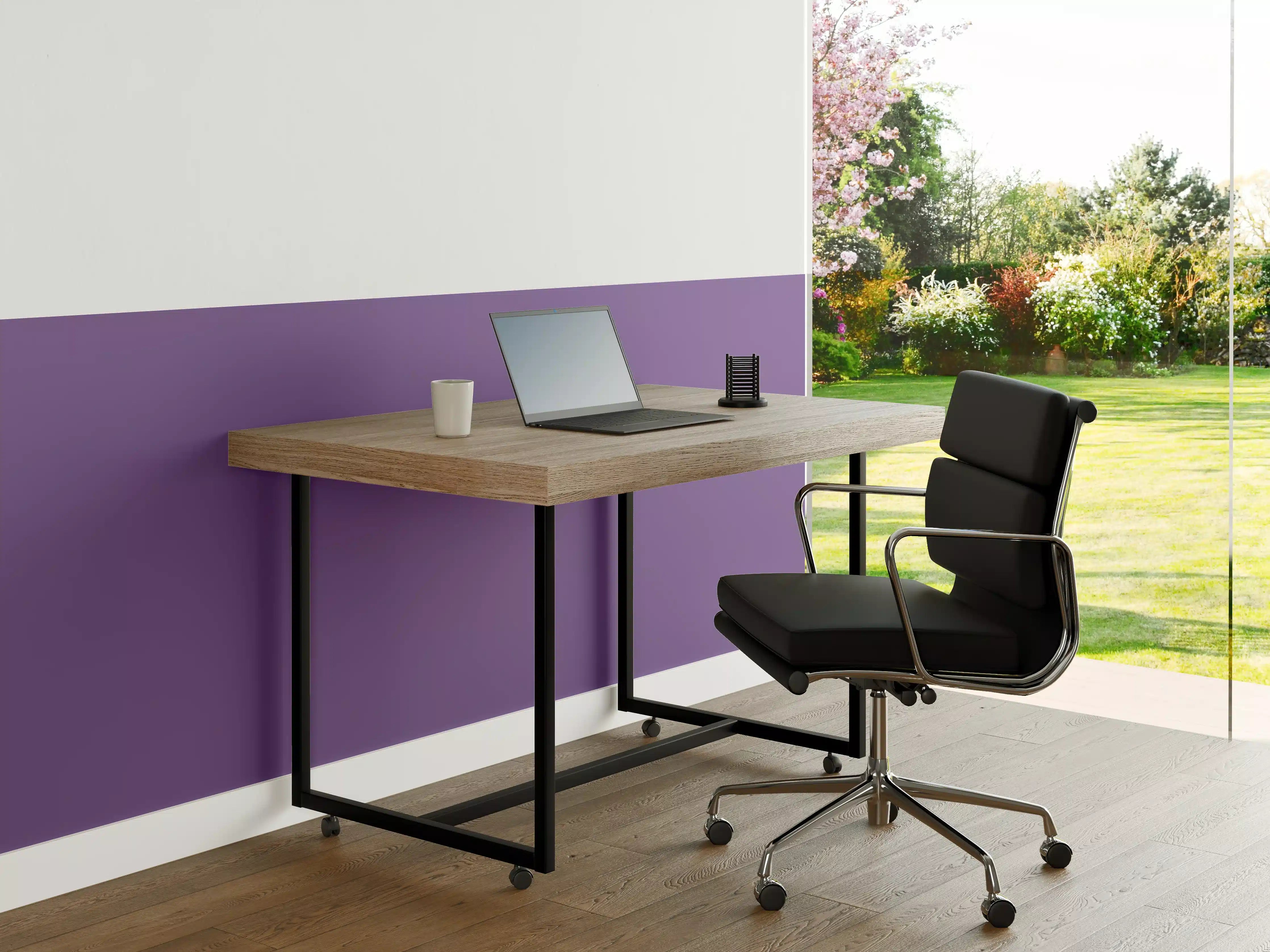 Büro Wandgestaltung - RAL 4005 (Fliederblau)