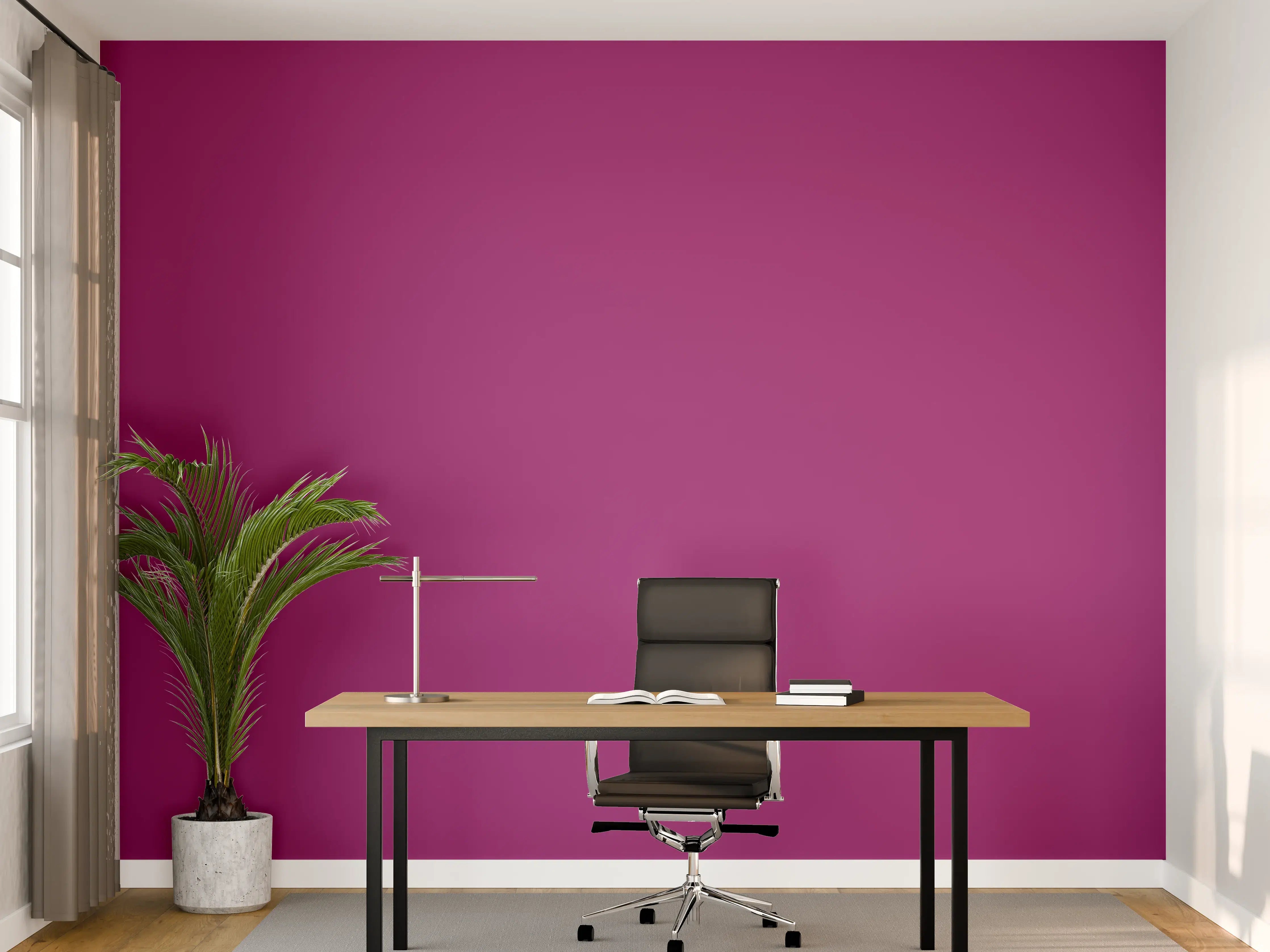 Büro Wandgestaltung - RAL 4006 (Verkehrsviolett)