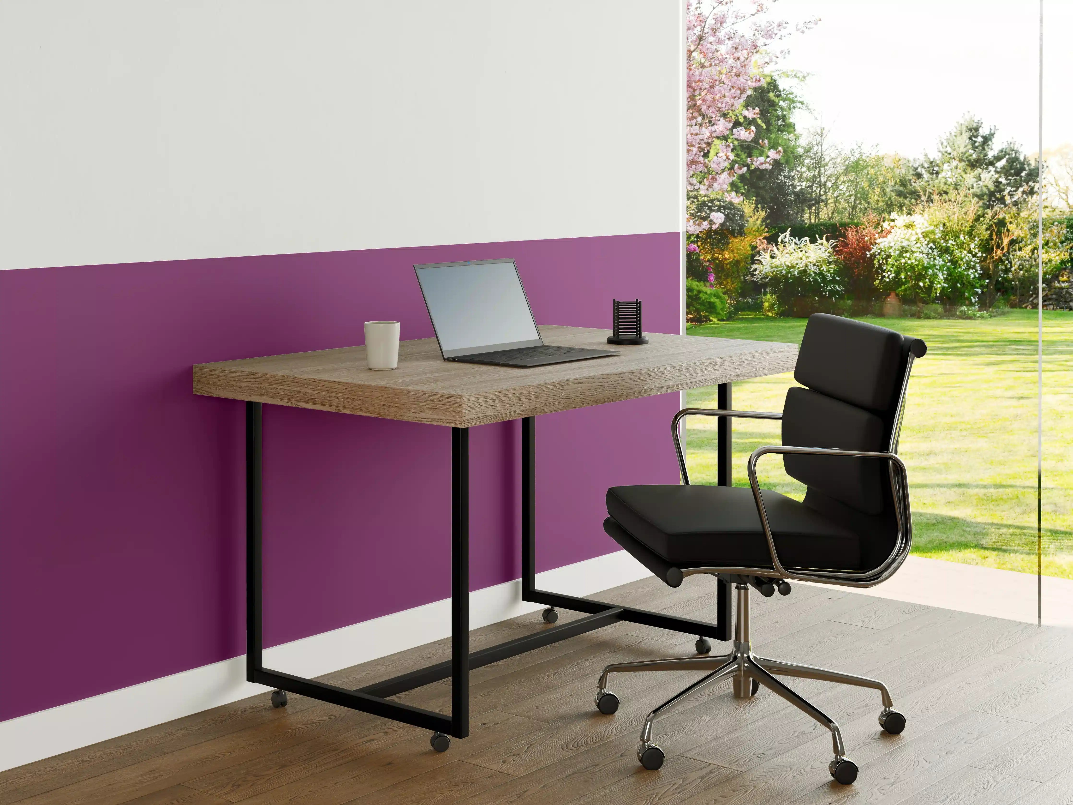 Büro Wandgestaltung - RAL 4008 (Signalviolett)