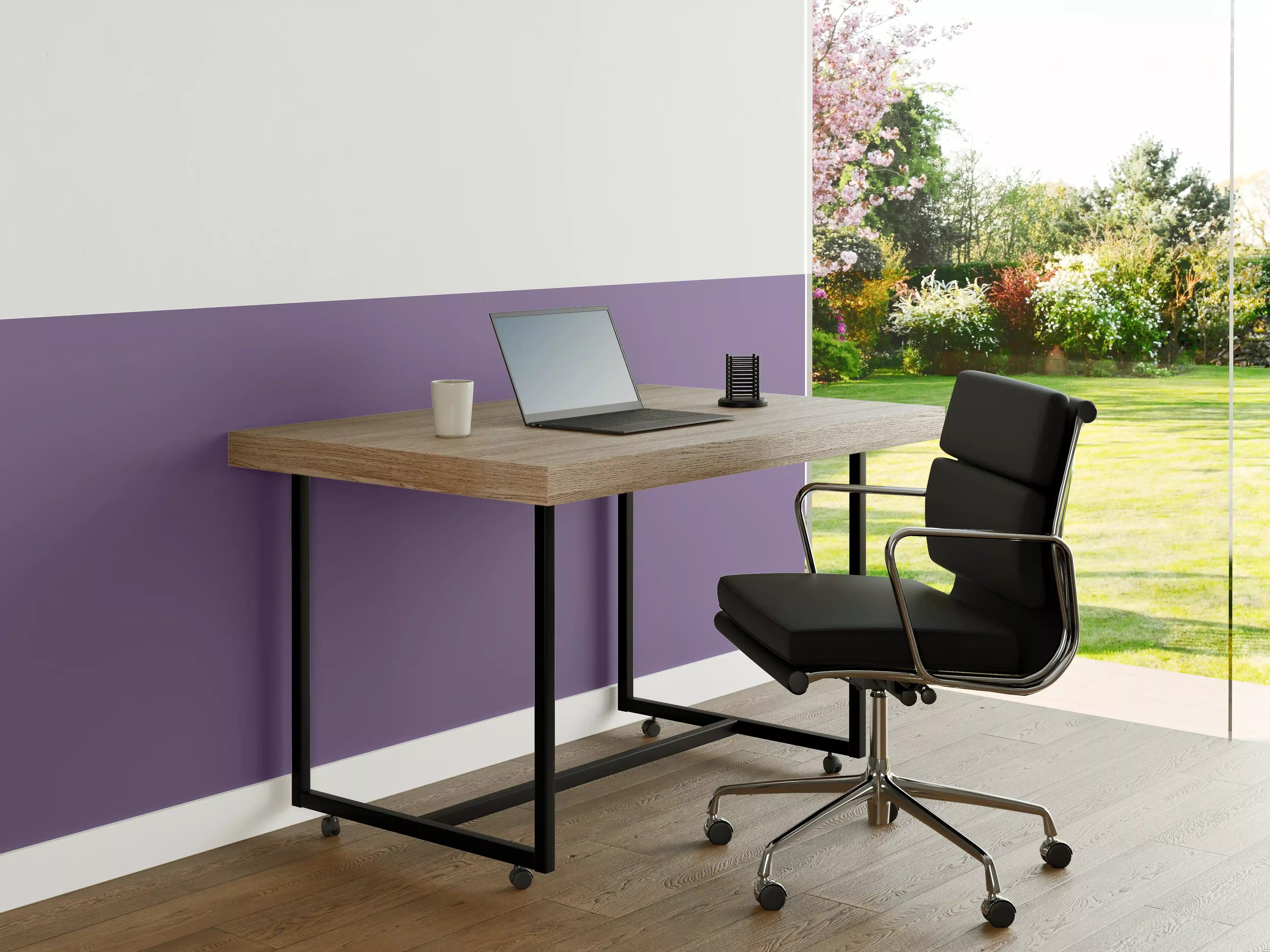 Büro Wandgestaltung - RAL 4011 (Perlviolett)