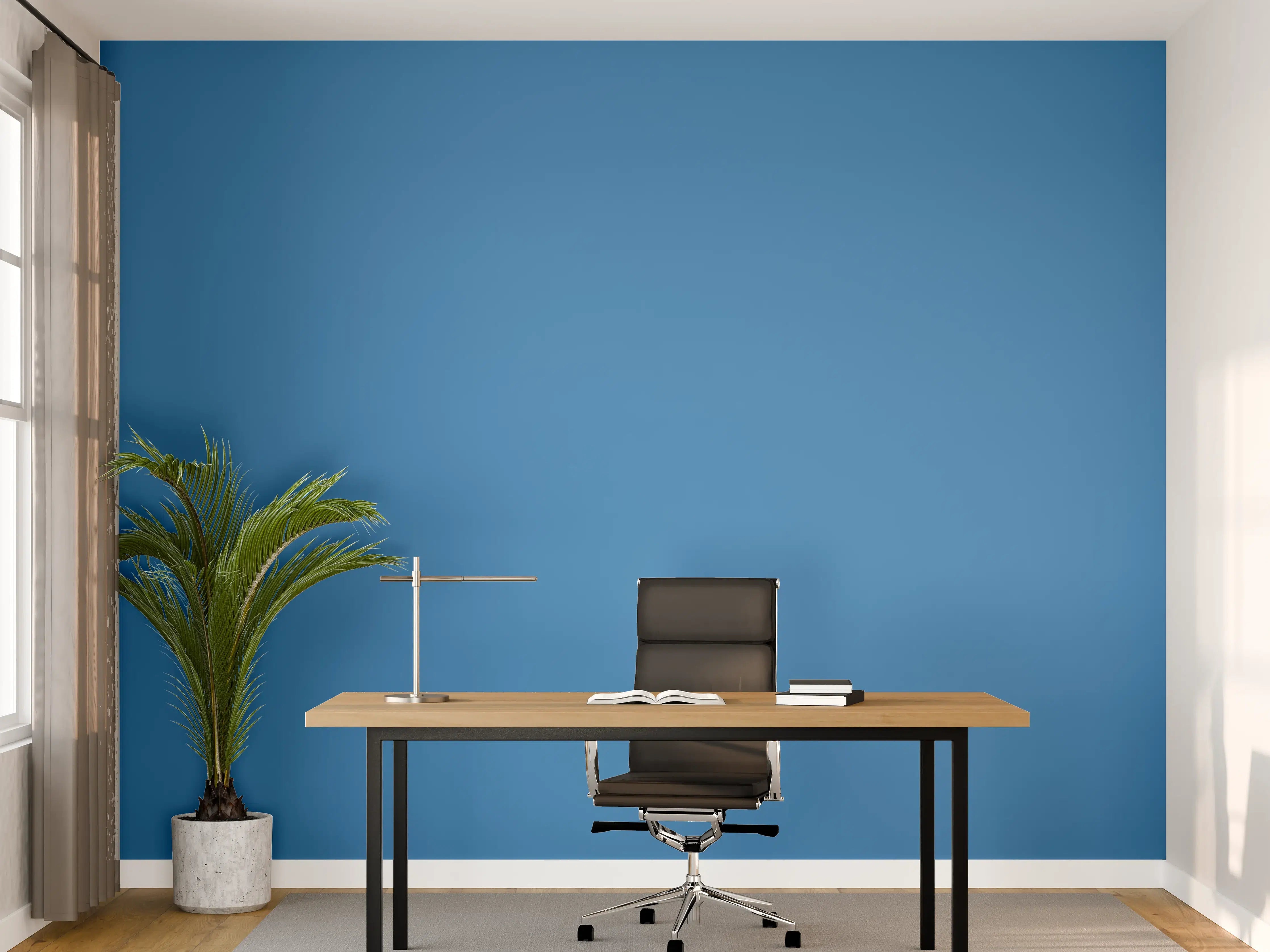 Büro Wandgestaltung - RAL 5012 (Hellblau)