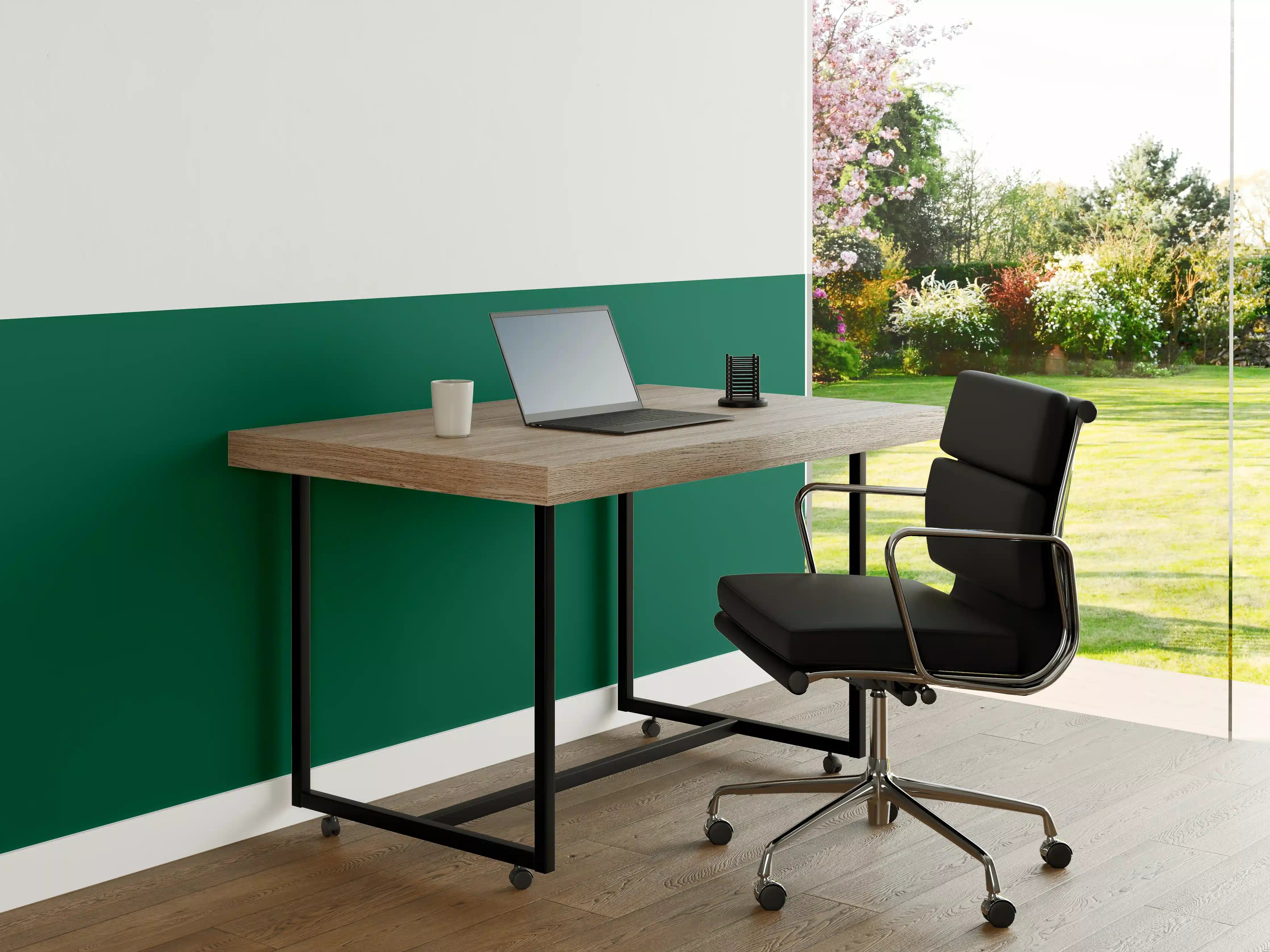 Büro Wandgestaltung - RAL 6016 (Türkisgrün)