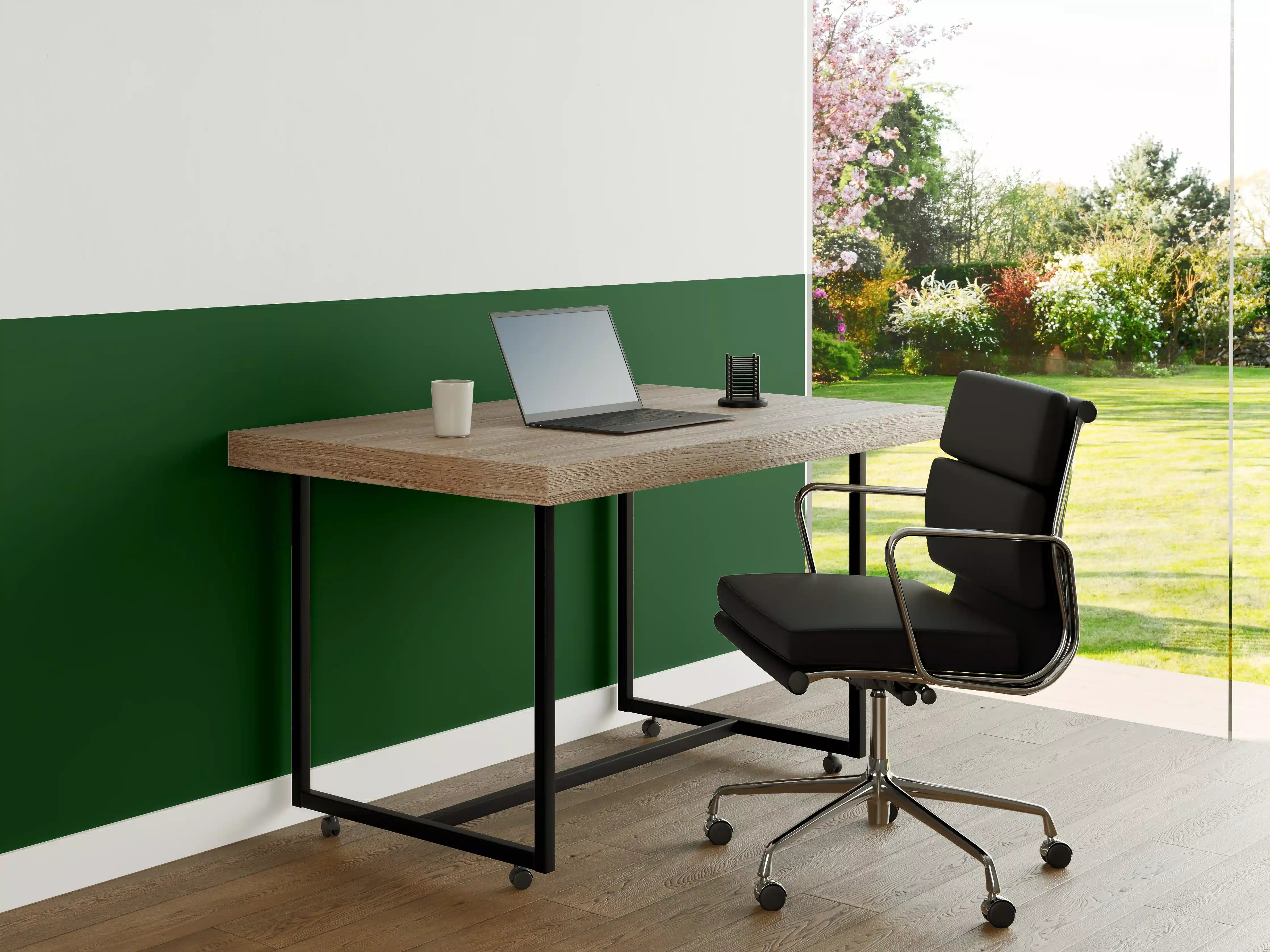 Büro Wandgestaltung - RAL 6035 (Perlgrün)