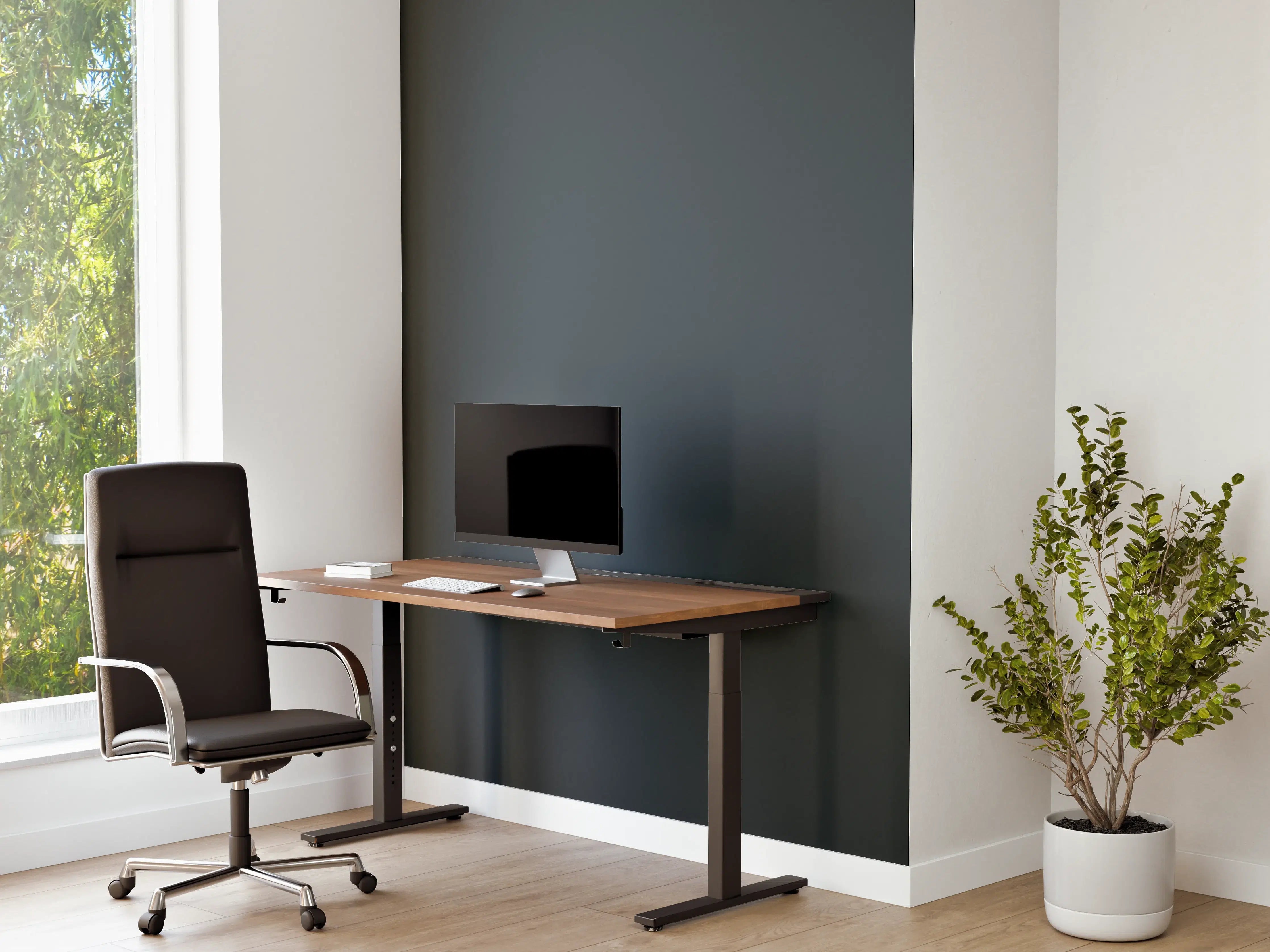 Büro Wandgestaltung - RAL 7026 (Granitgrau)