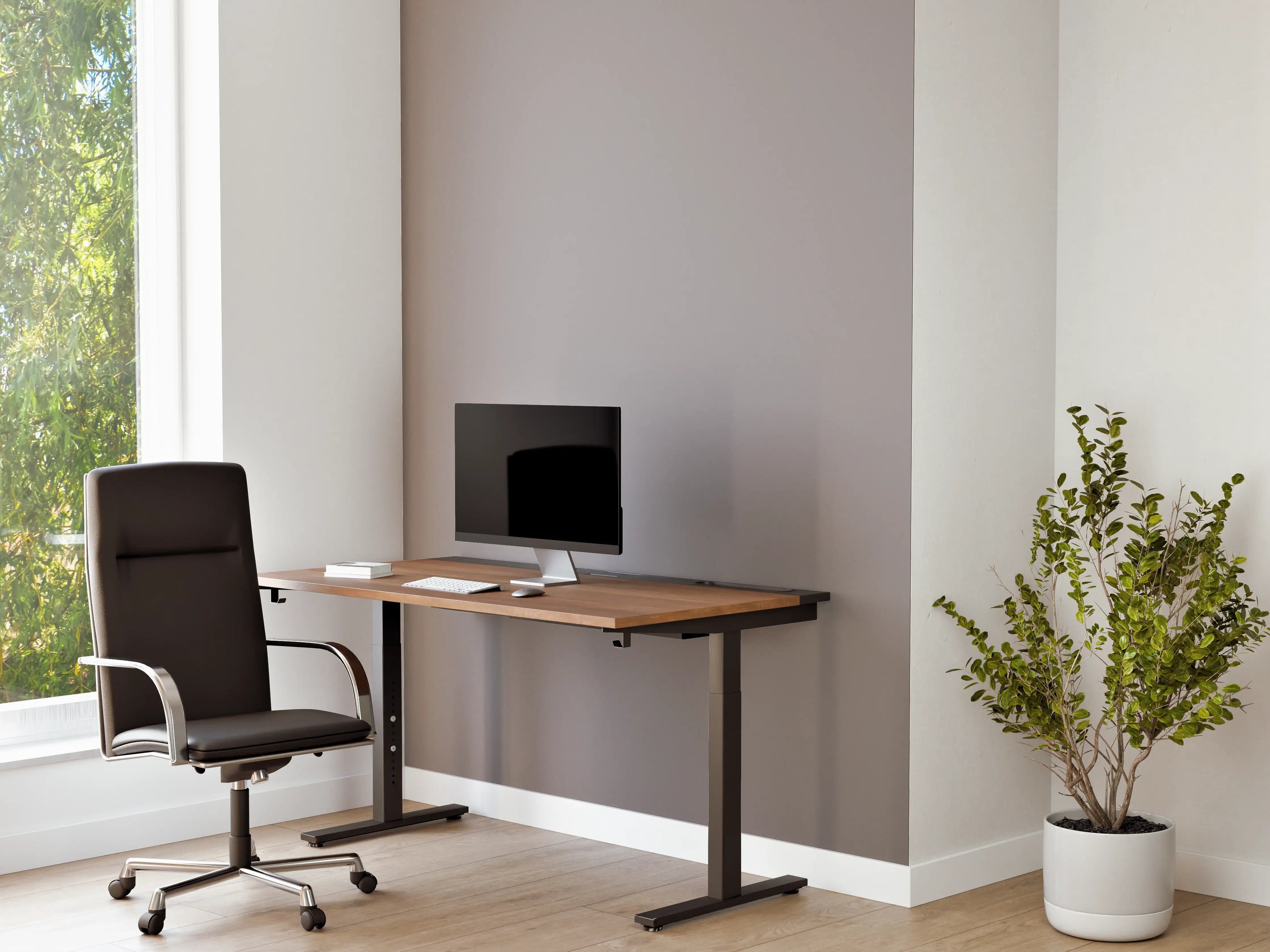 Büro Wandgestaltung - RAL 7036 (Platingrau)