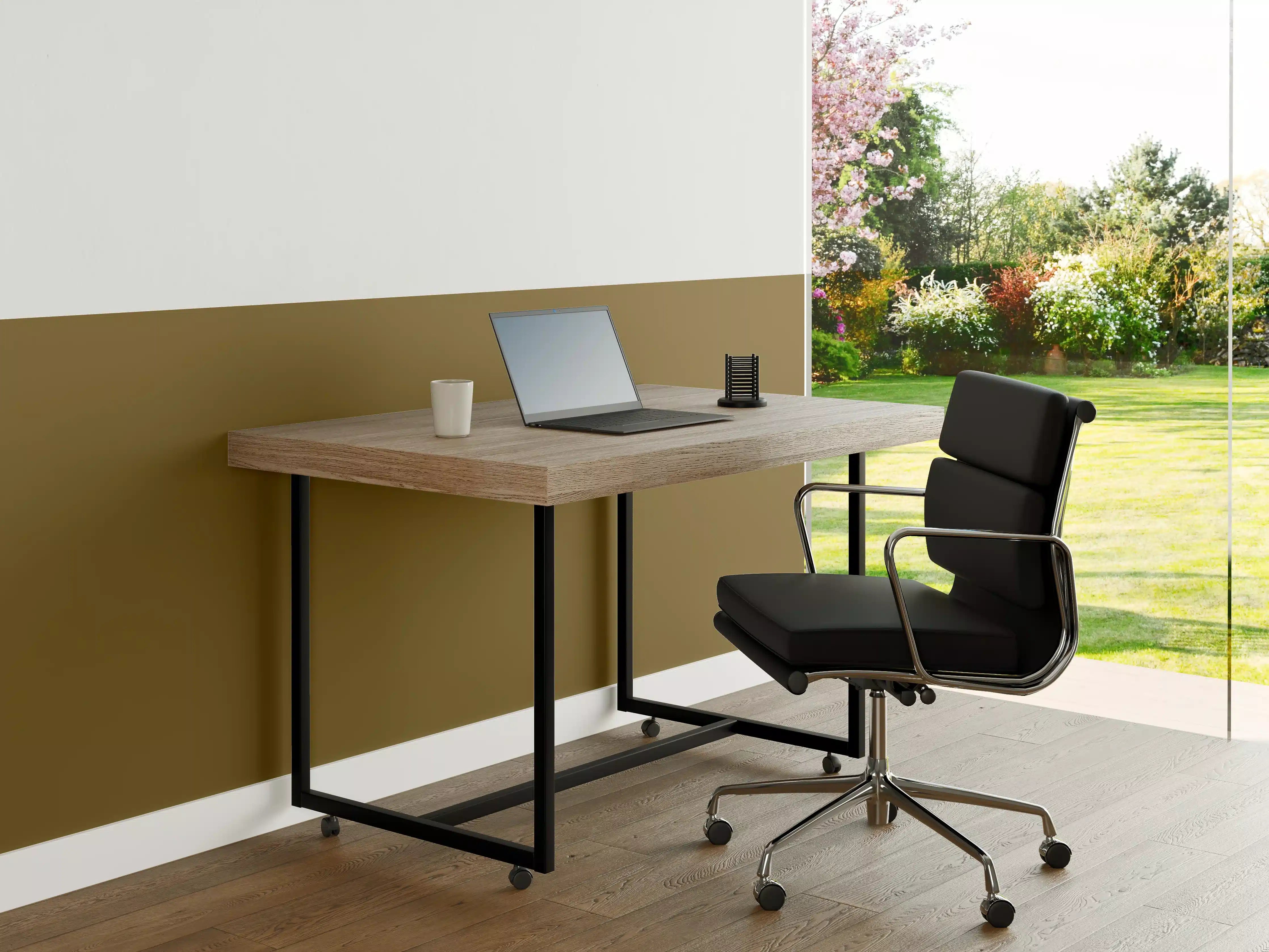 Büro Wandgestaltung - RAL 8000 (Grünbraun)