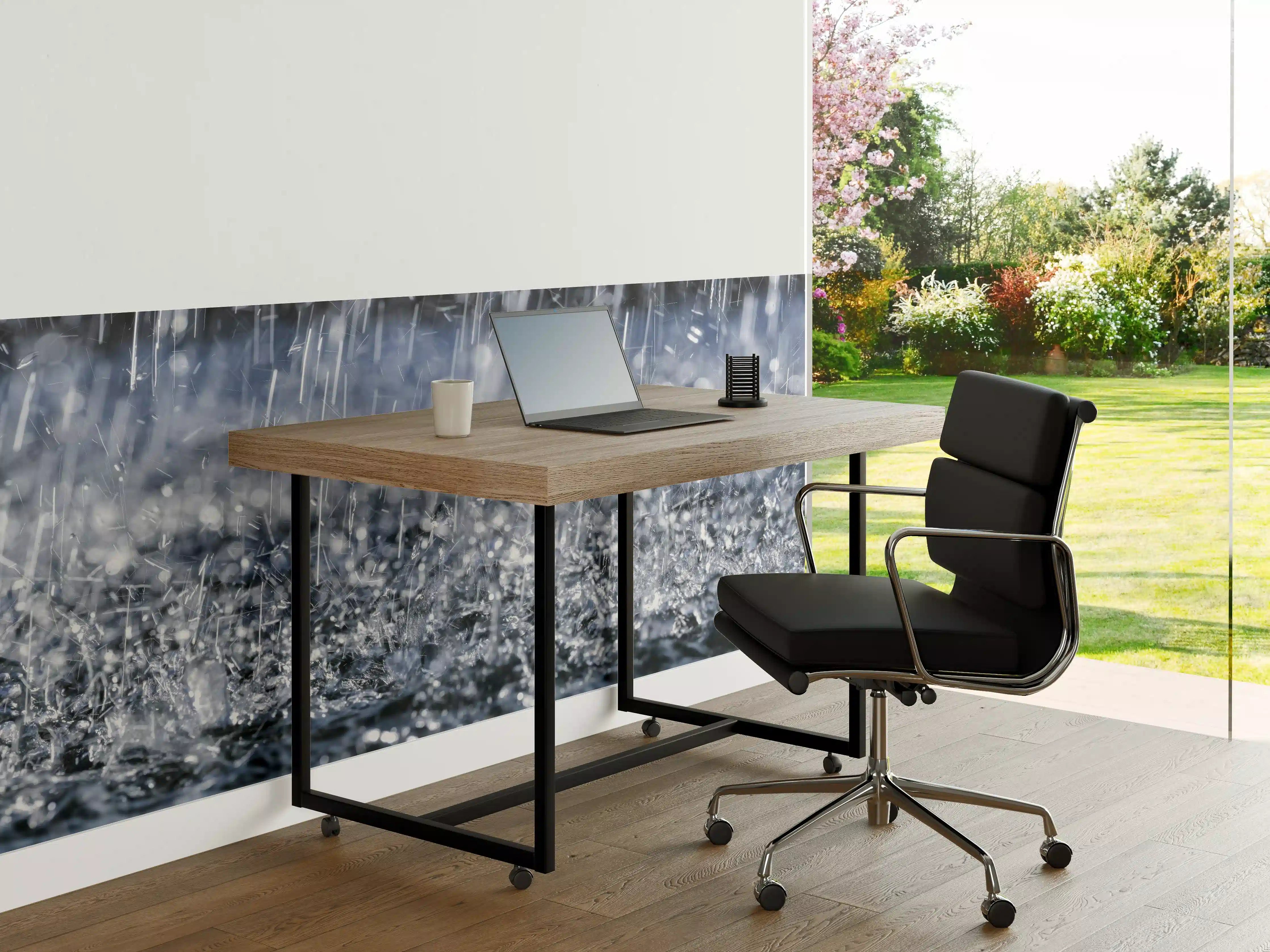 Büro Wandgestaltung - Regentropfen im Detail