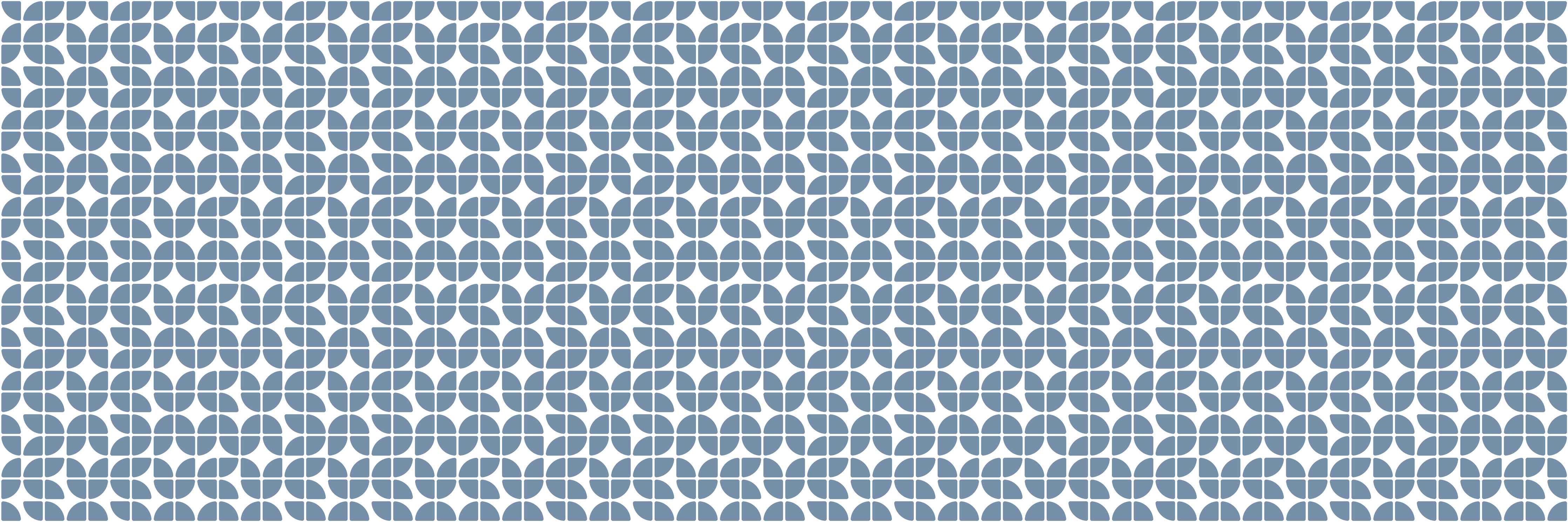 Büro Wandgestaltung-Retro-Blau-Azzurro-Muster