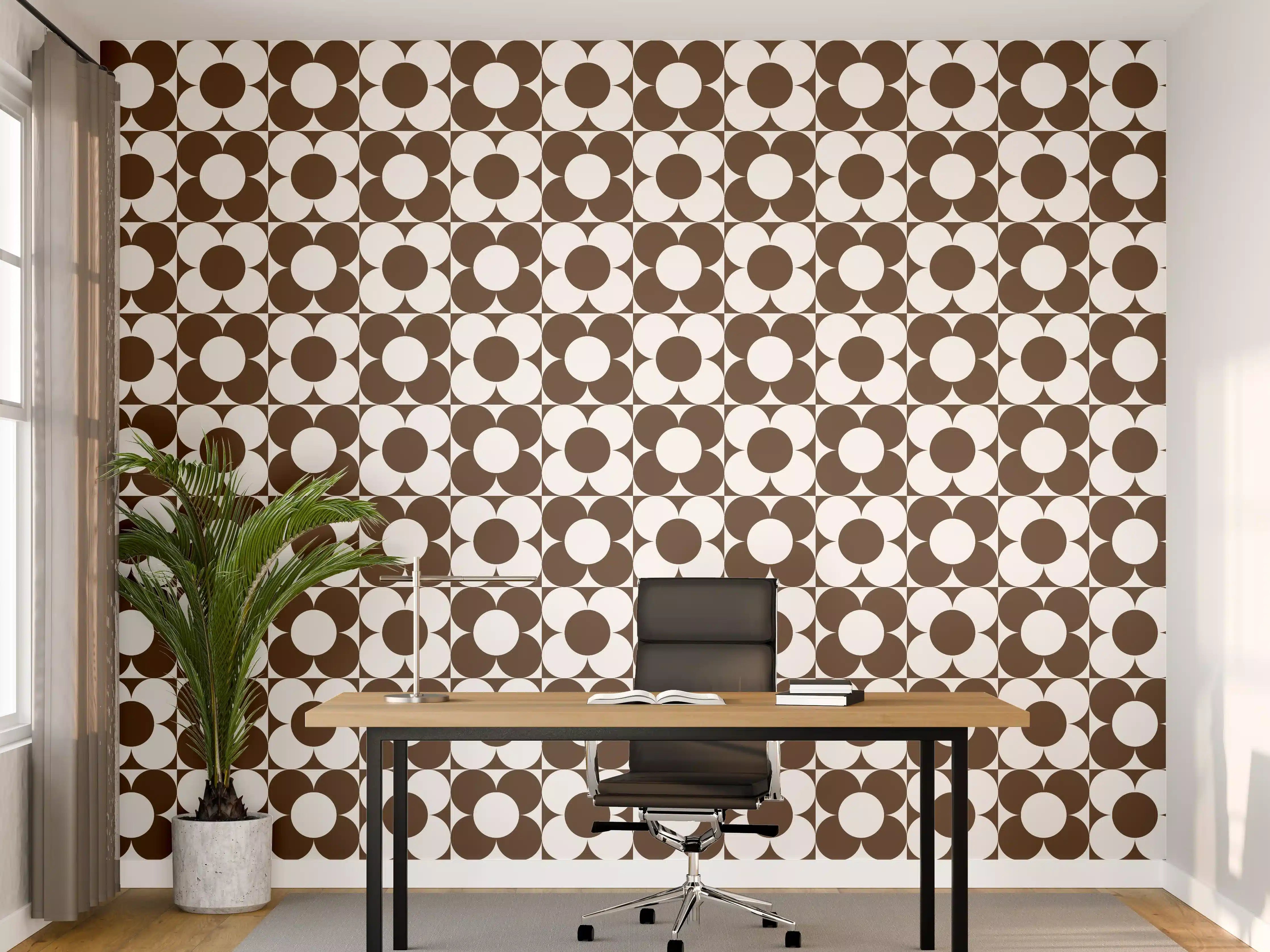 Büro Wandgestaltung - Retro Primavera Kaffee – Stilvolle Wandgestaltung