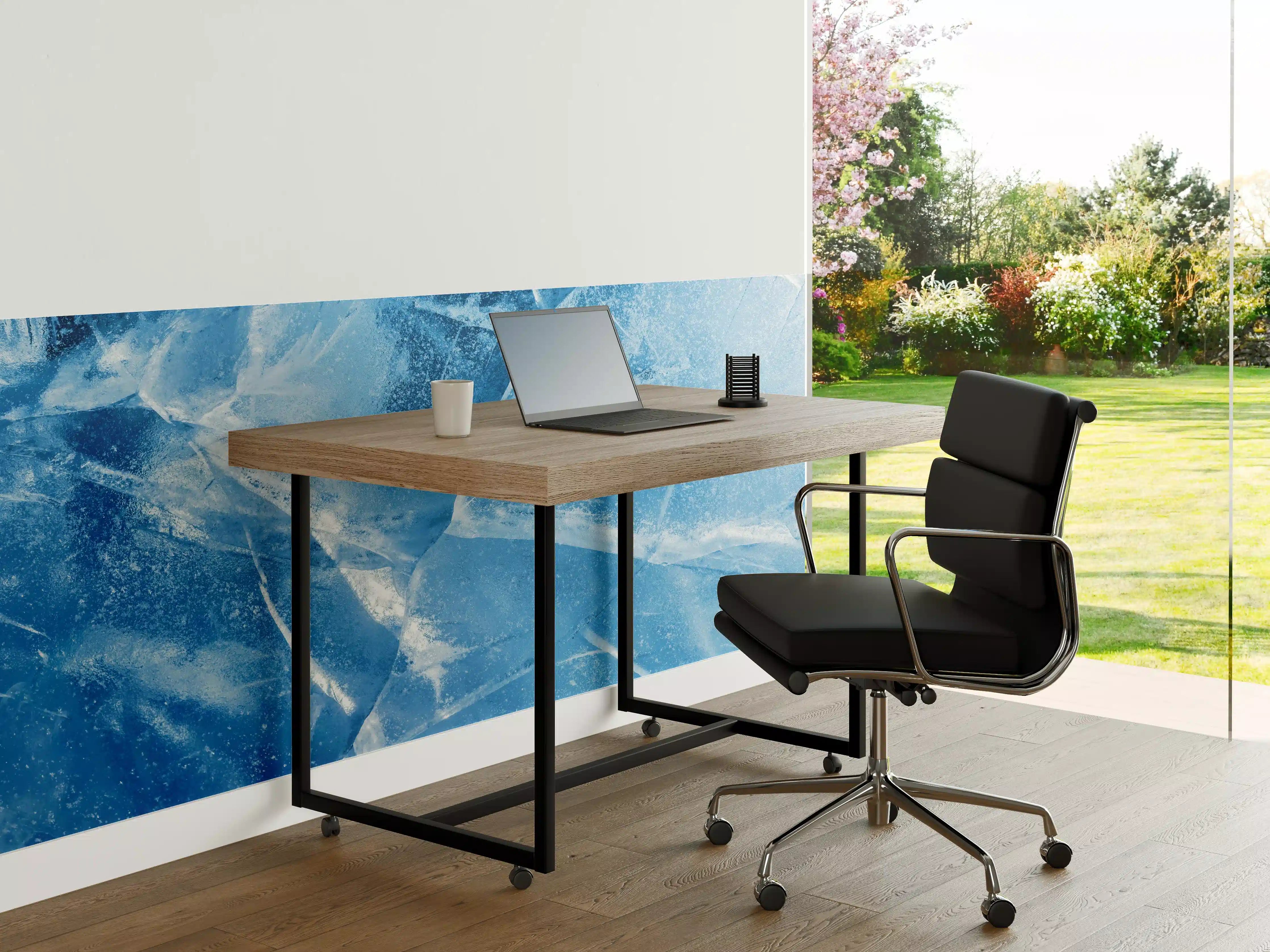 Büro Wandgestaltung - Rissiger Eisblock