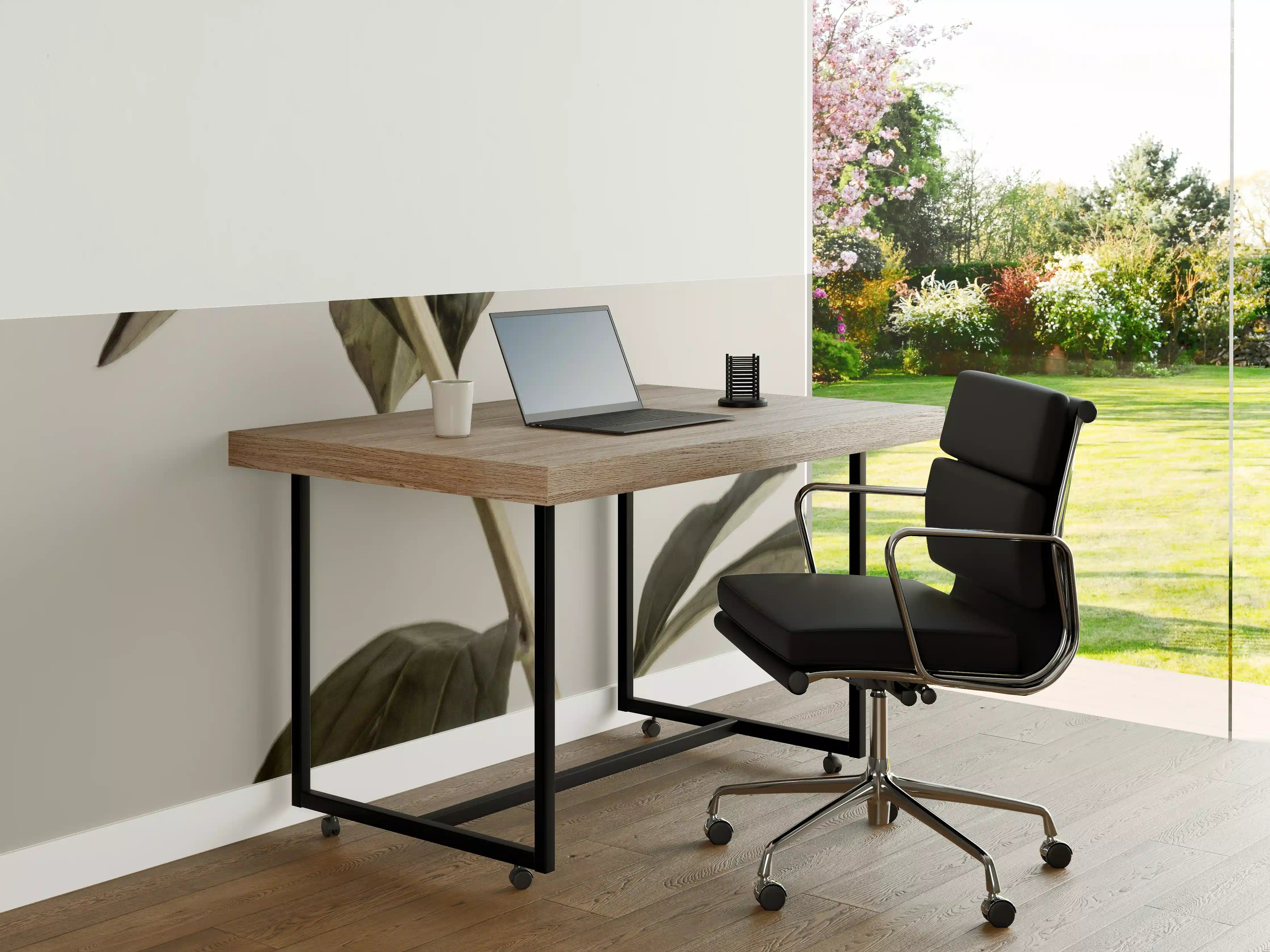 Büro Wandgestaltung - Rosa Pfingstrose - Nahaufnahme 