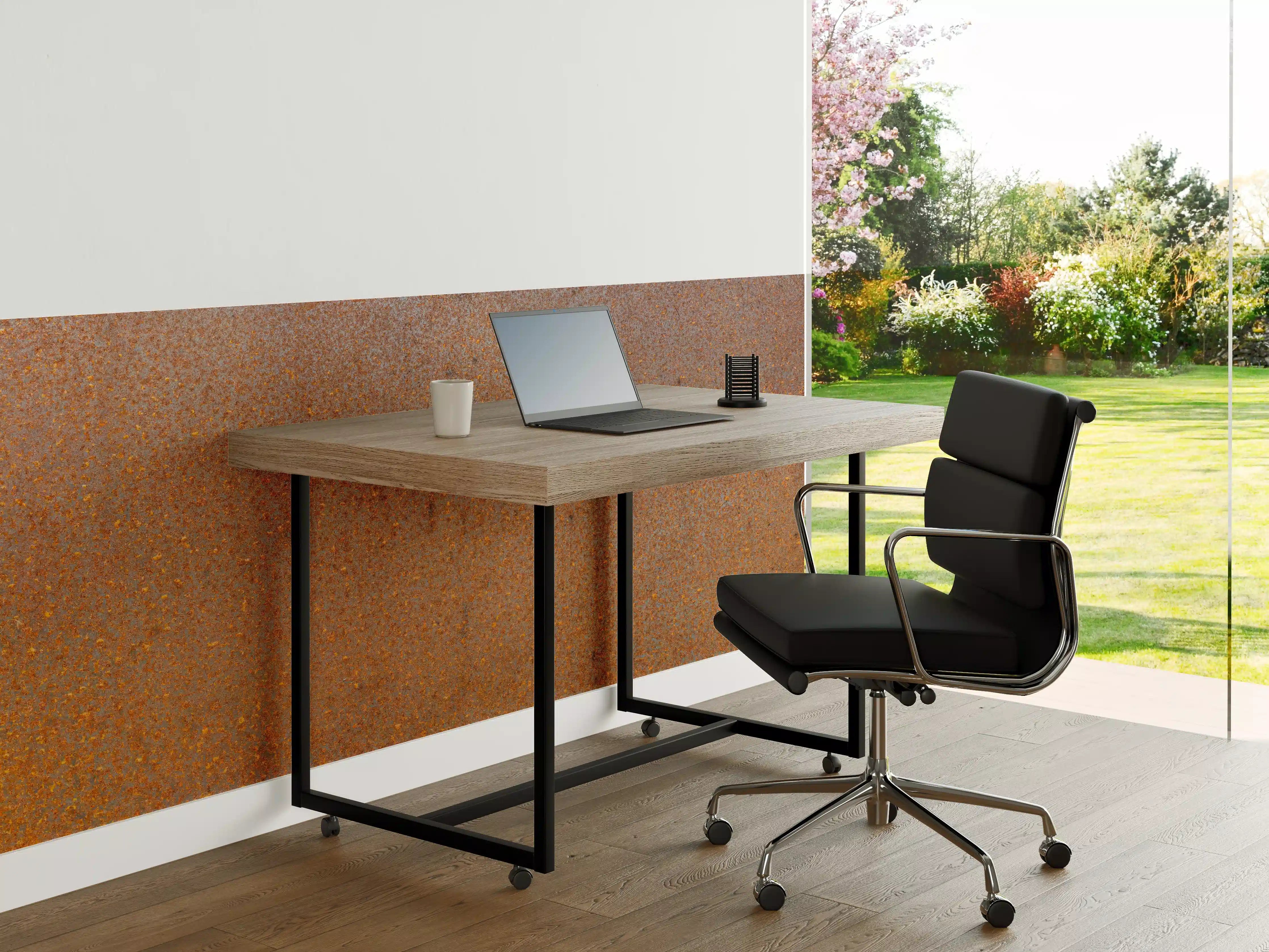 Büro Wandgestaltung - Rostige Stahl Textur