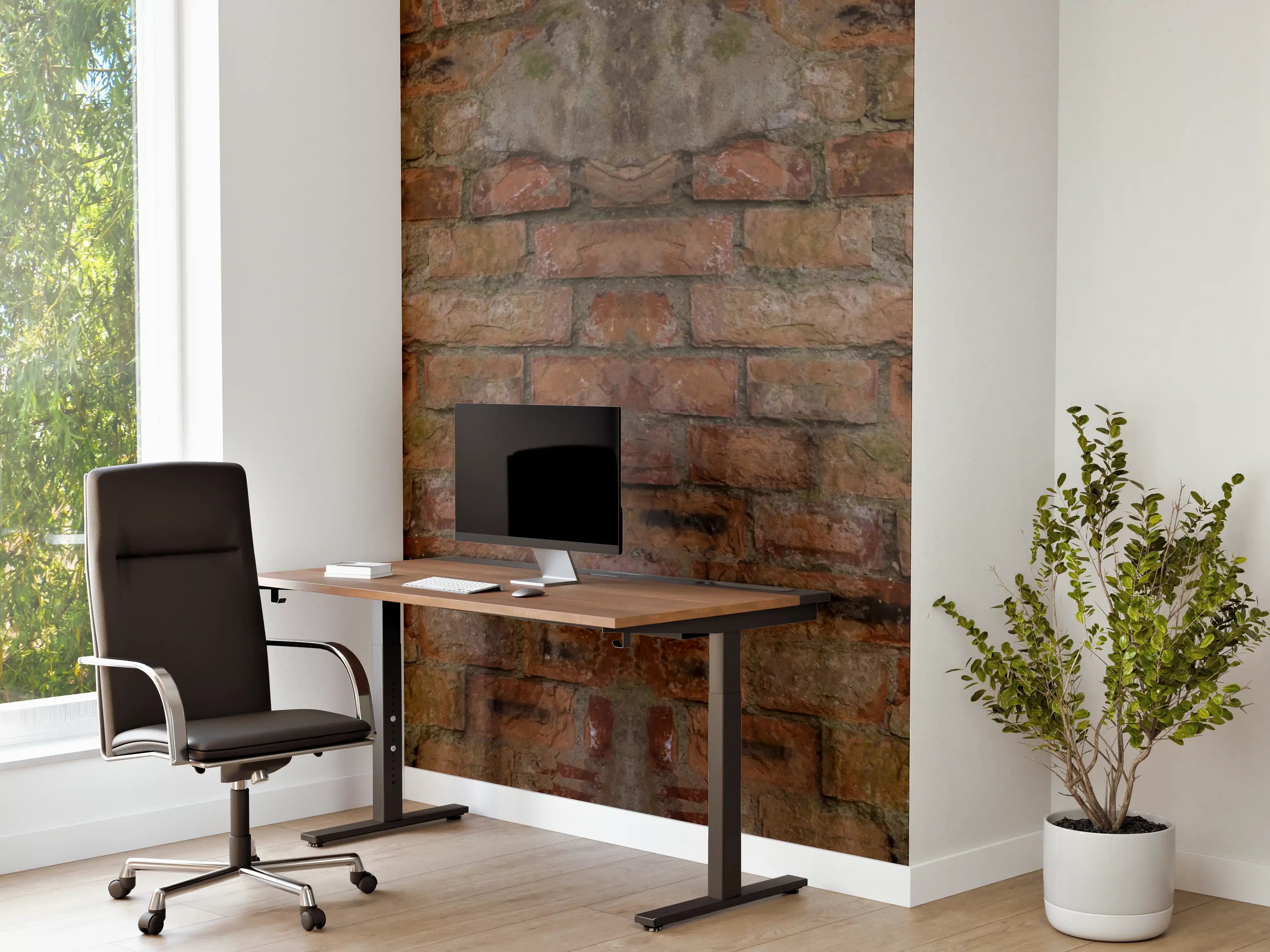 Büro Wandgestaltung - Rostige Ziegelsteinwand Textur