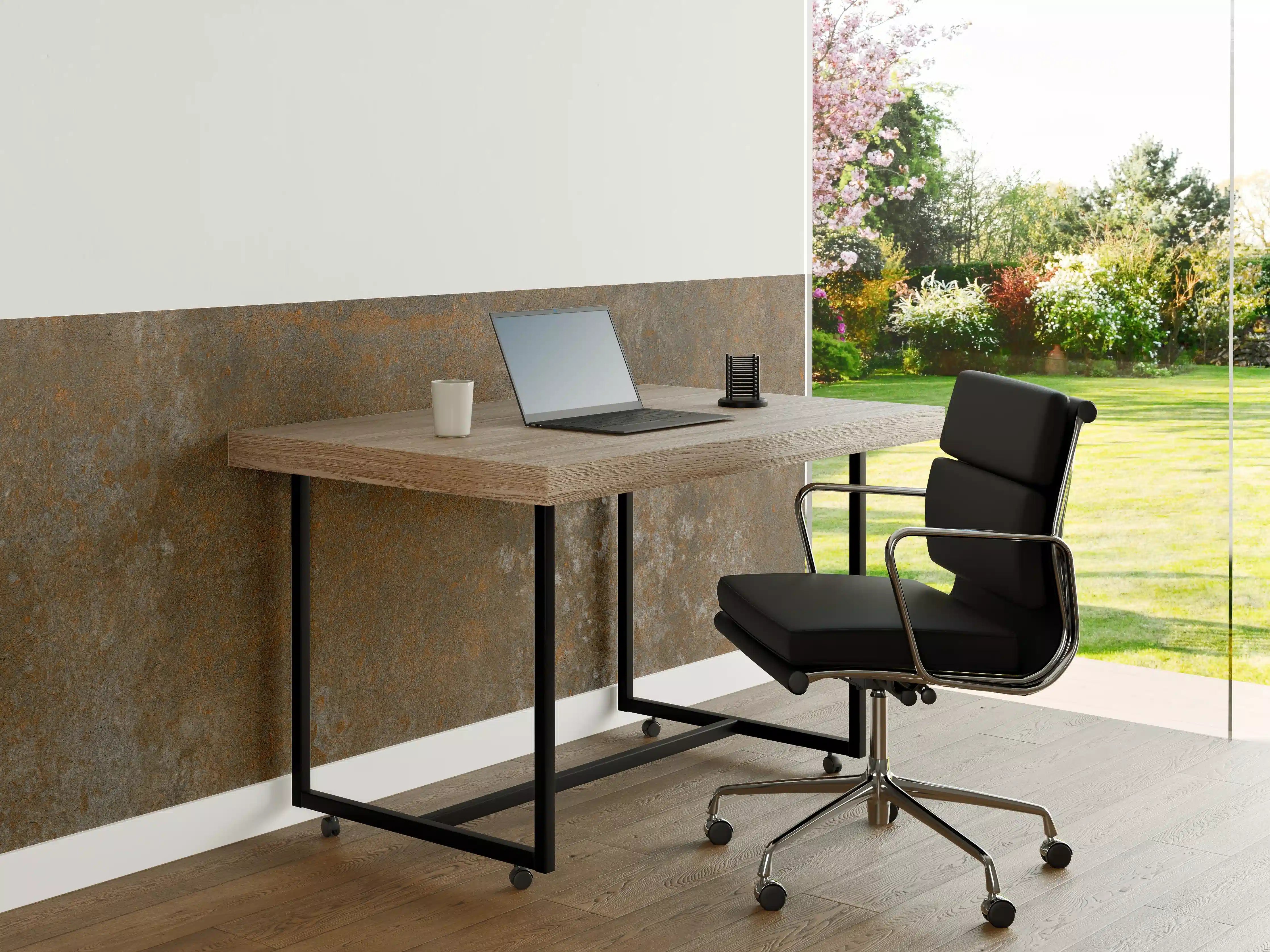 Büro Wandgestaltung - Rostiger Naturstein