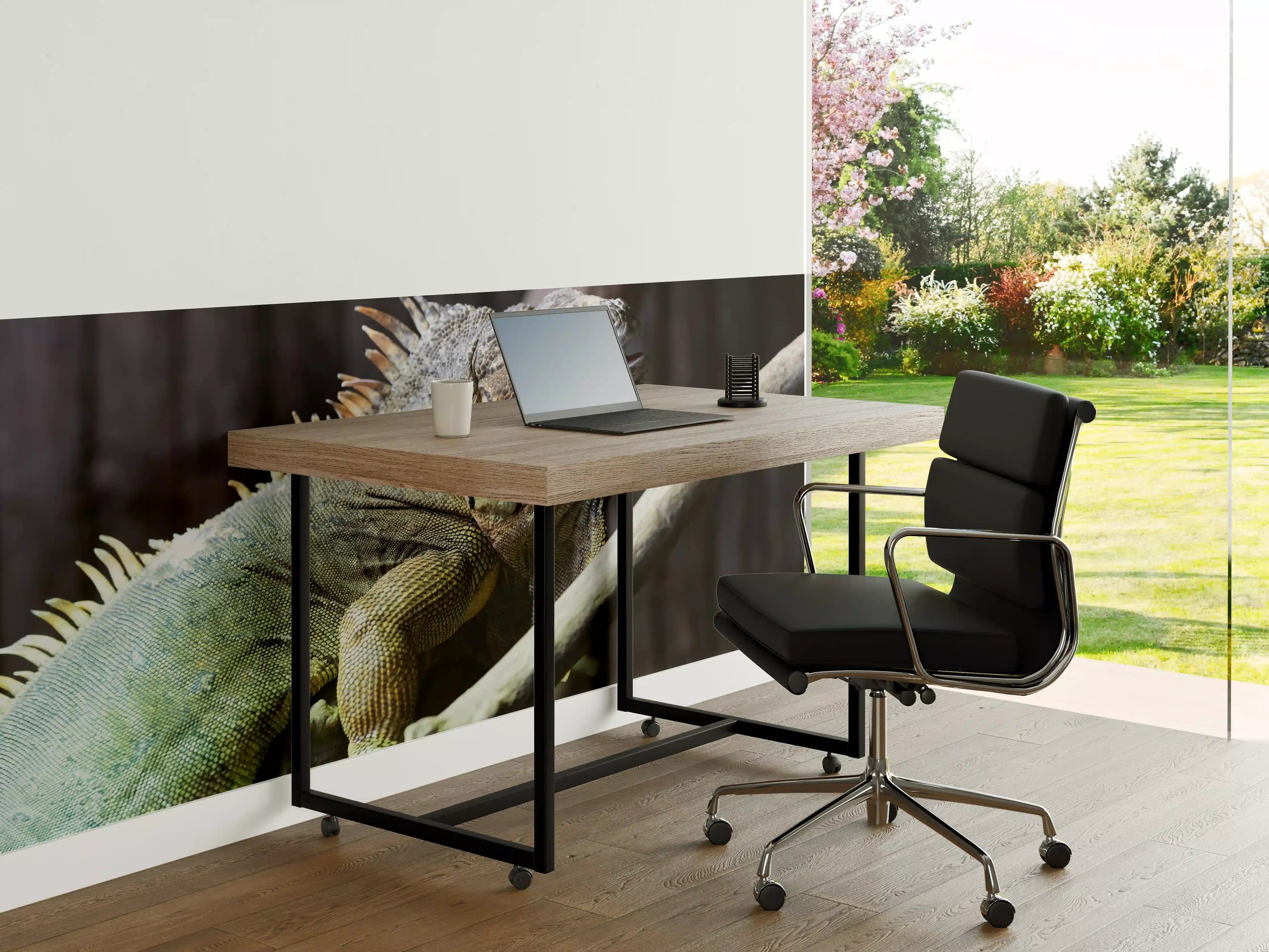 Büro Wandgestaltung - Ruhender Leguan