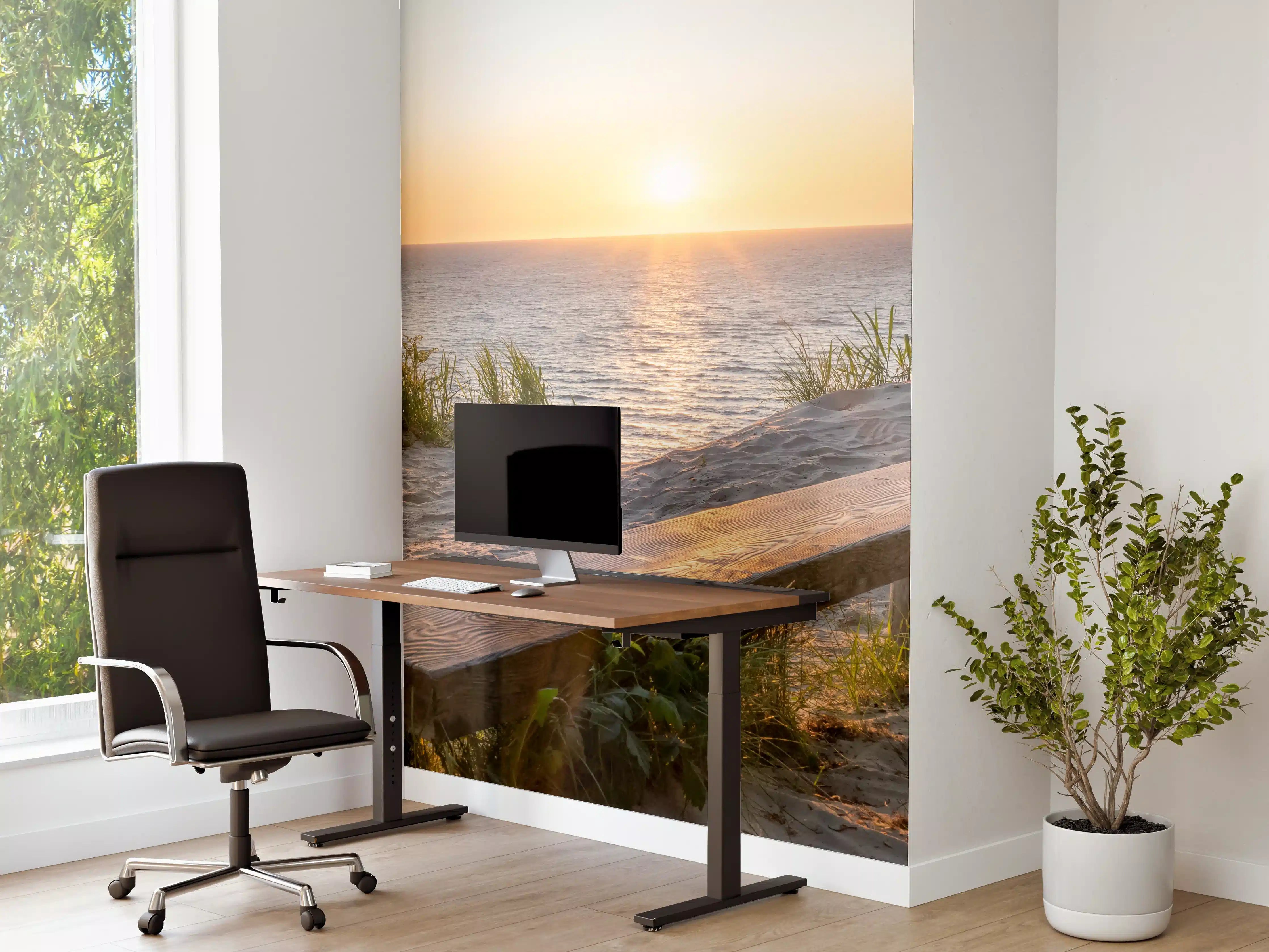Büro Wandgestaltung - Ruhiger Sonnenuntergang - Ostsee