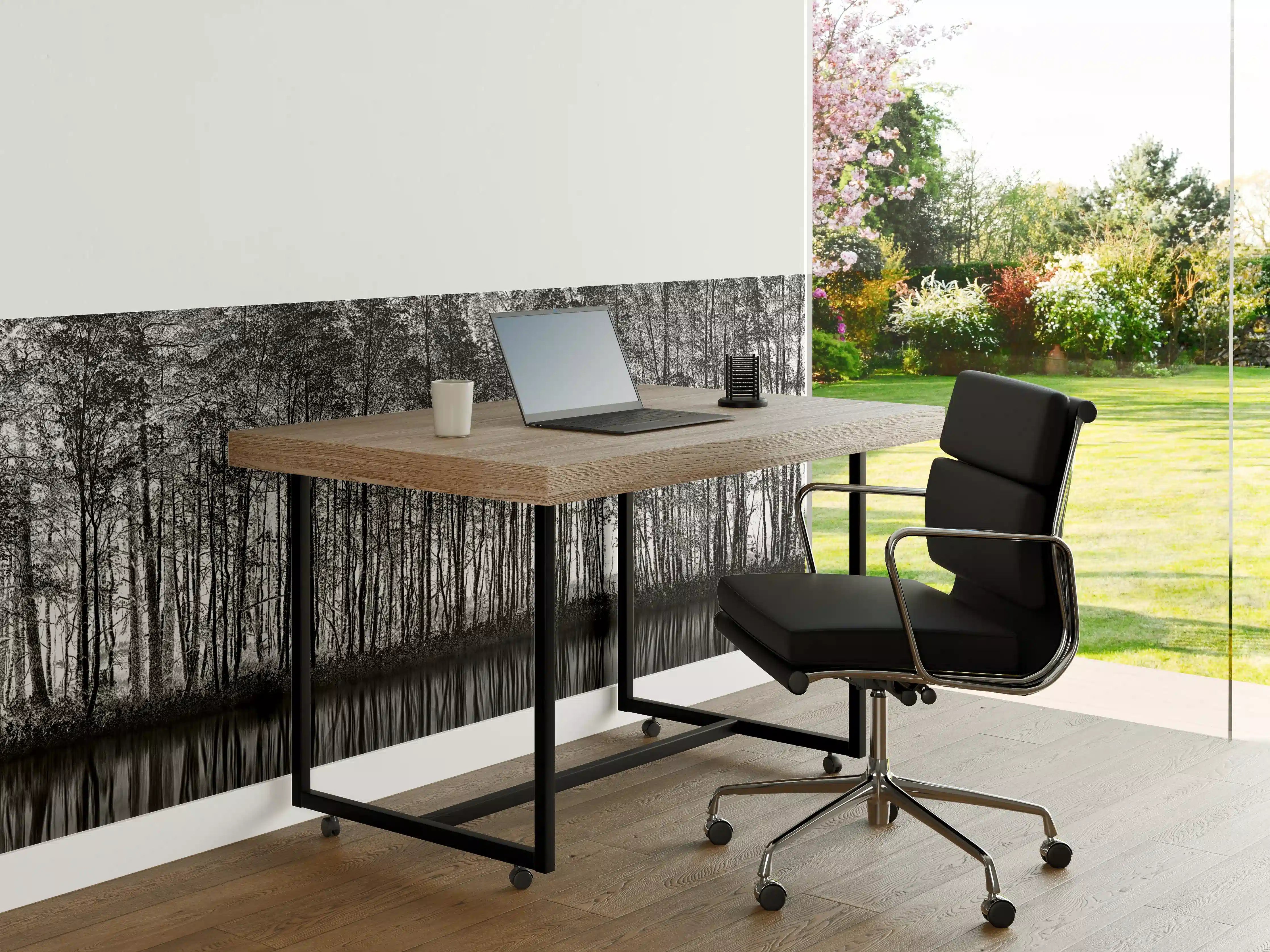 Büro Wandgestaltung - Ruhiger Wald - Wasser Reflektion 