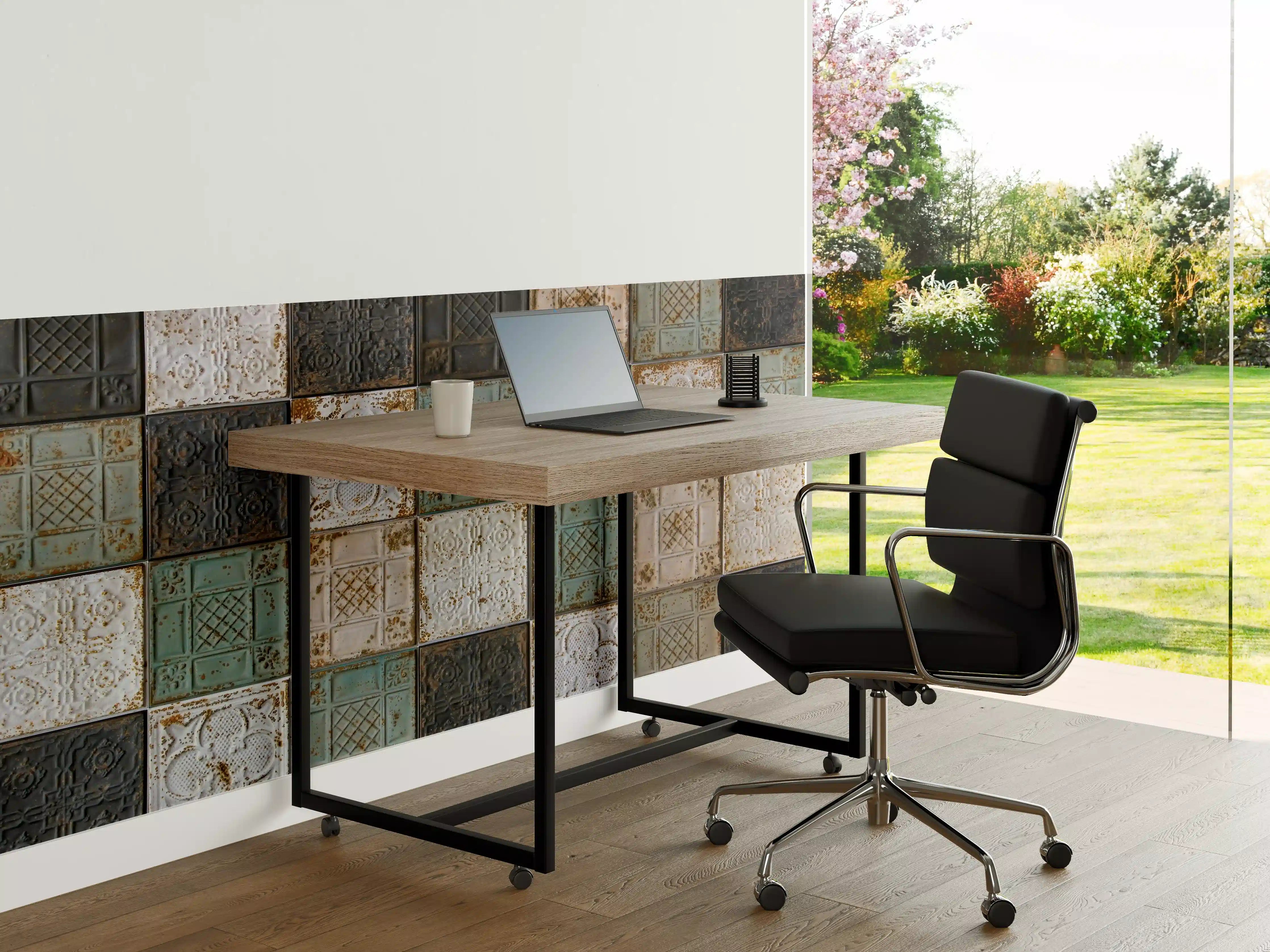 Büro Wandgestaltung - Rustikal aussehende orientalische Deckenplatten
