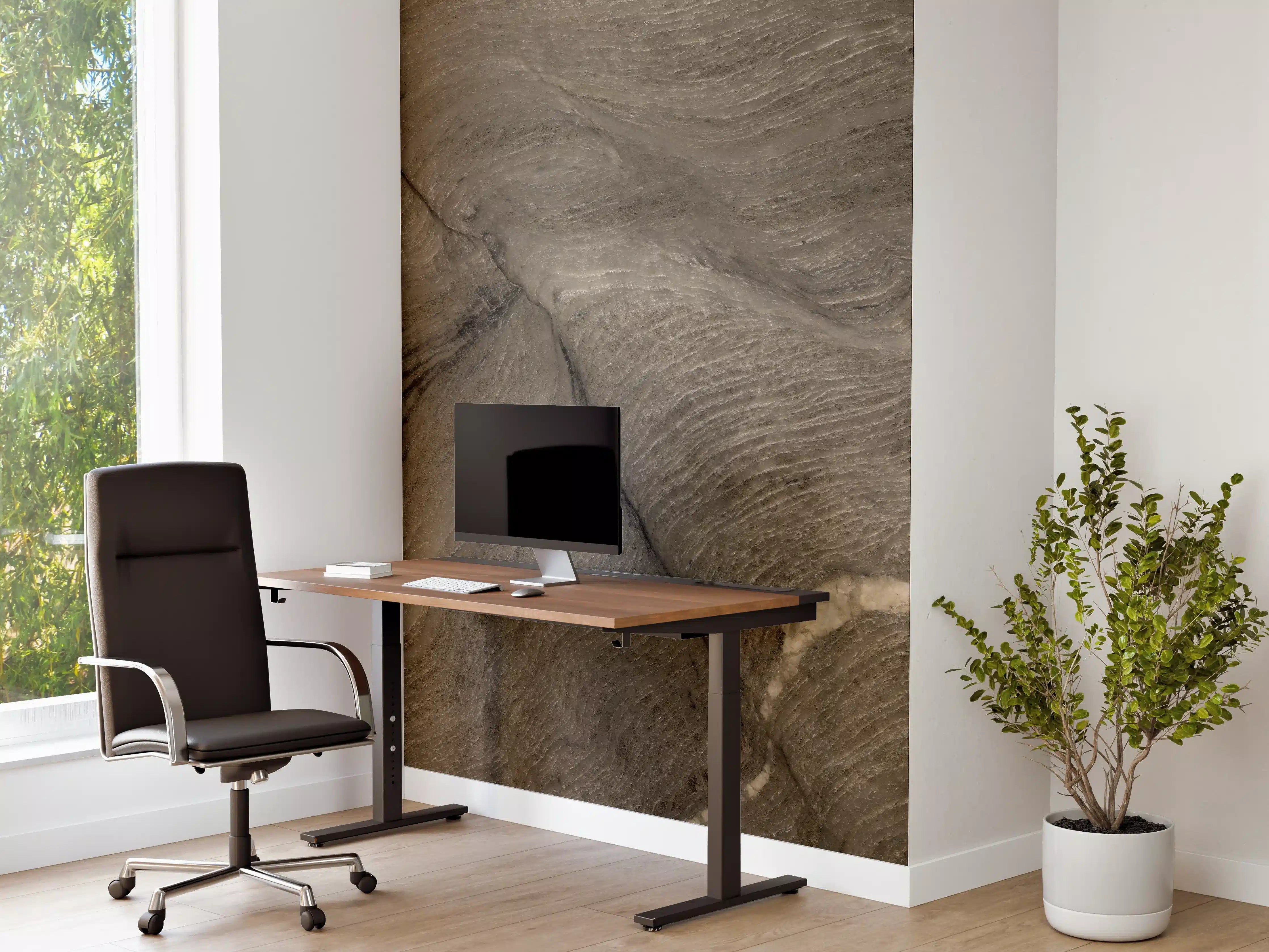 Büro Wandgestaltung - Rustikale Marmor Textur