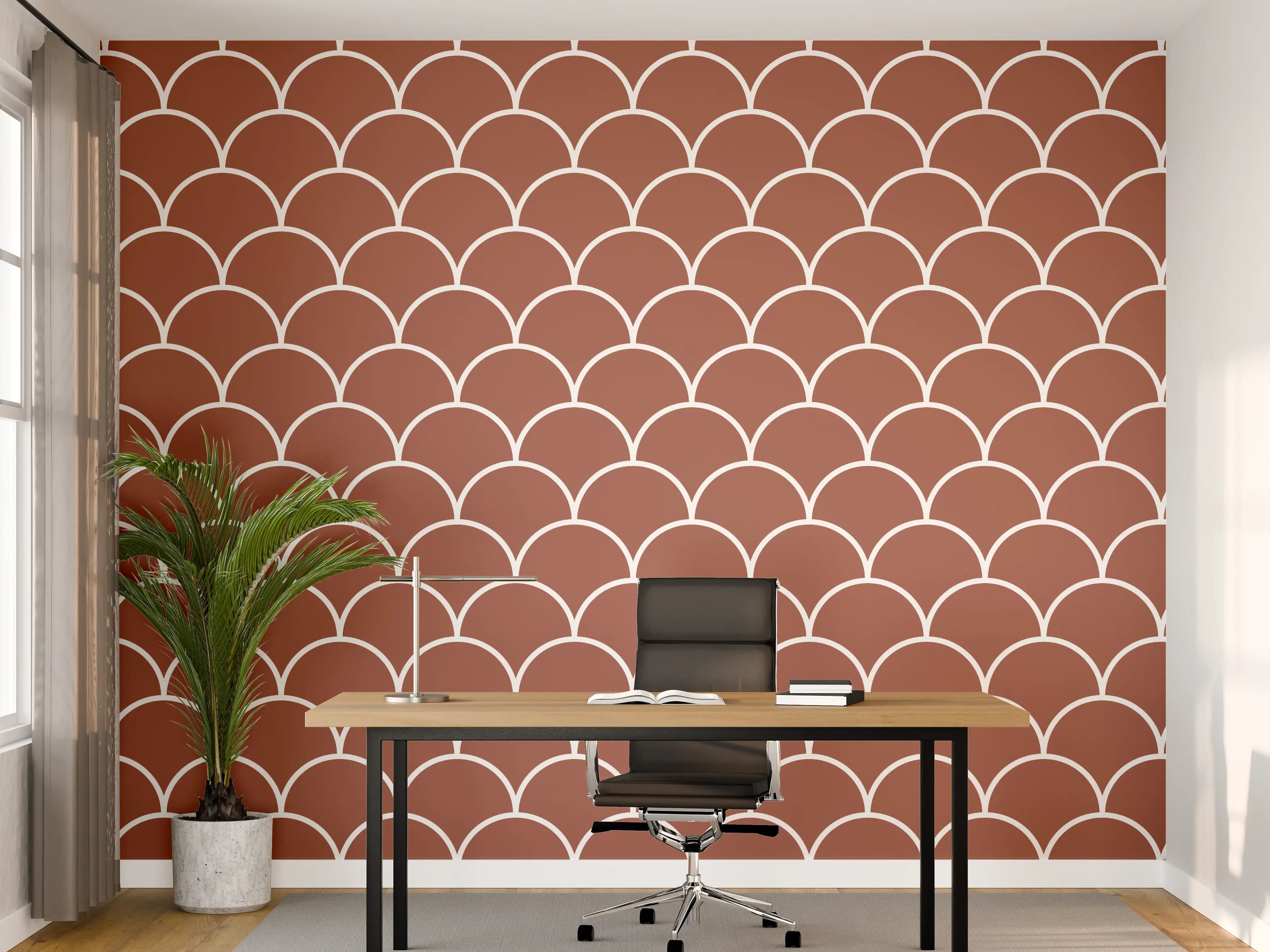 Büro Wandgestaltung - Rustikale Ruggine-Textur im Flur