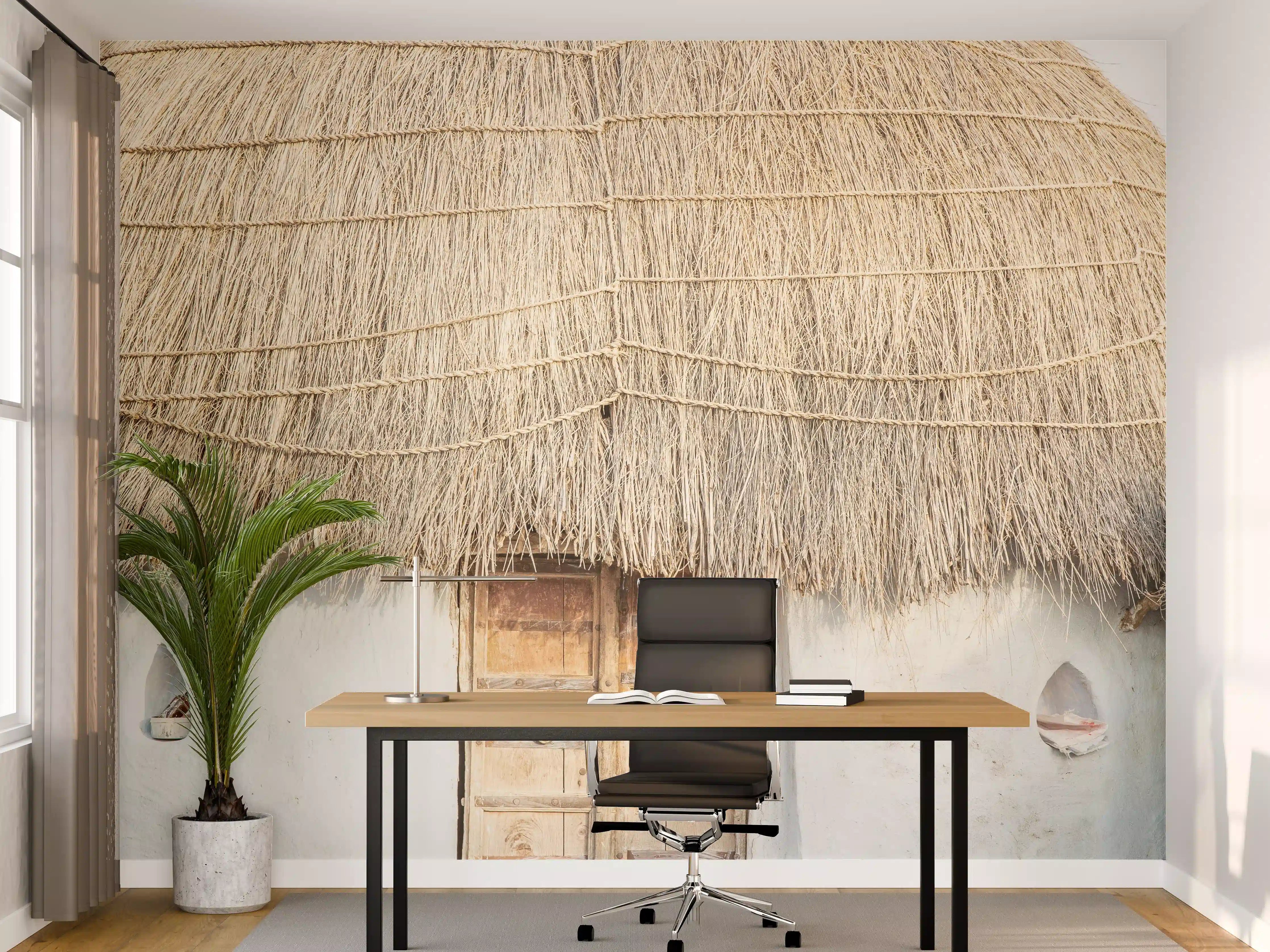 Büro Wandgestaltung - Rustikale Wüstenhütte