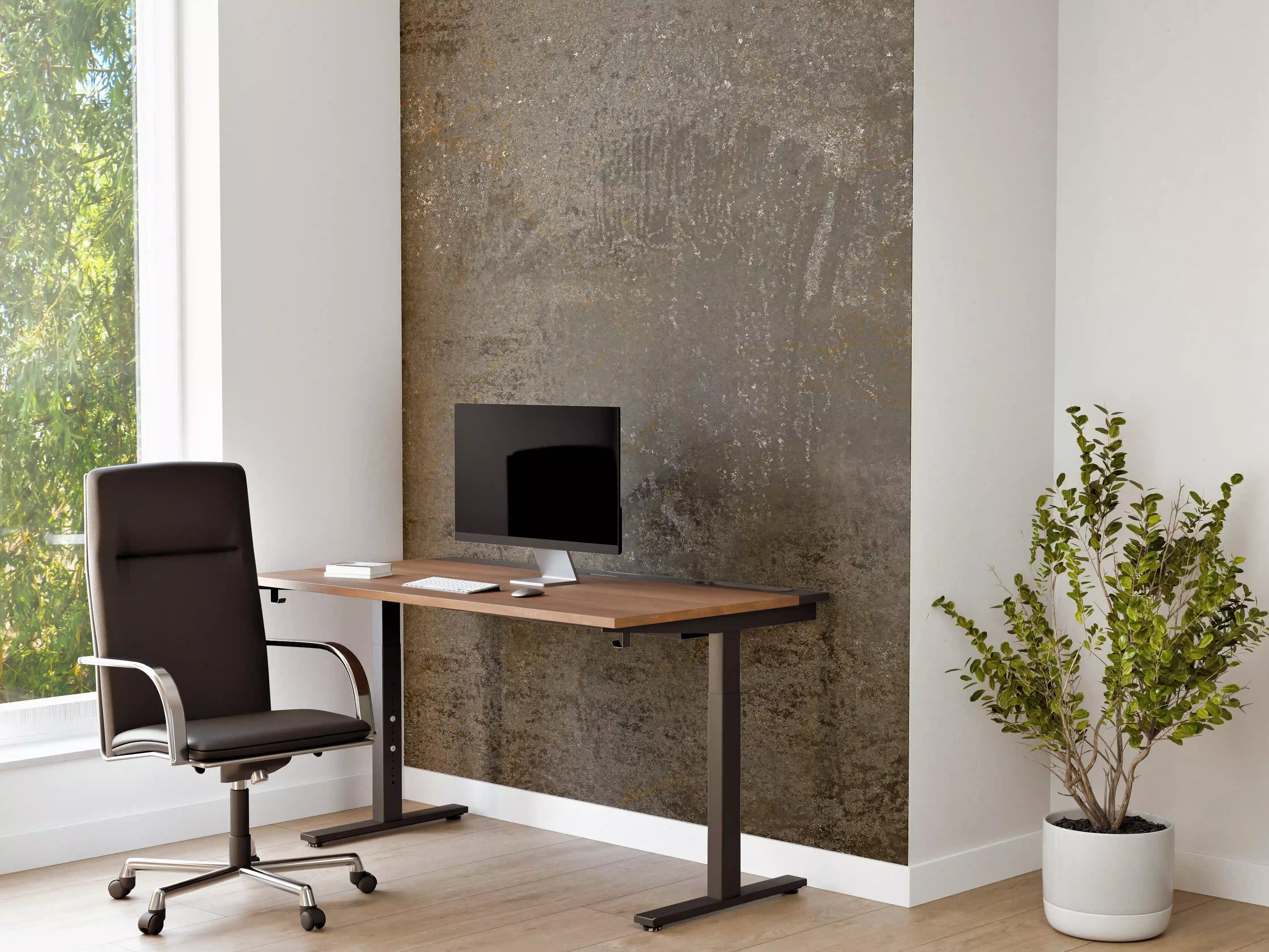 Büro Wandgestaltung - Rustikaler Granit