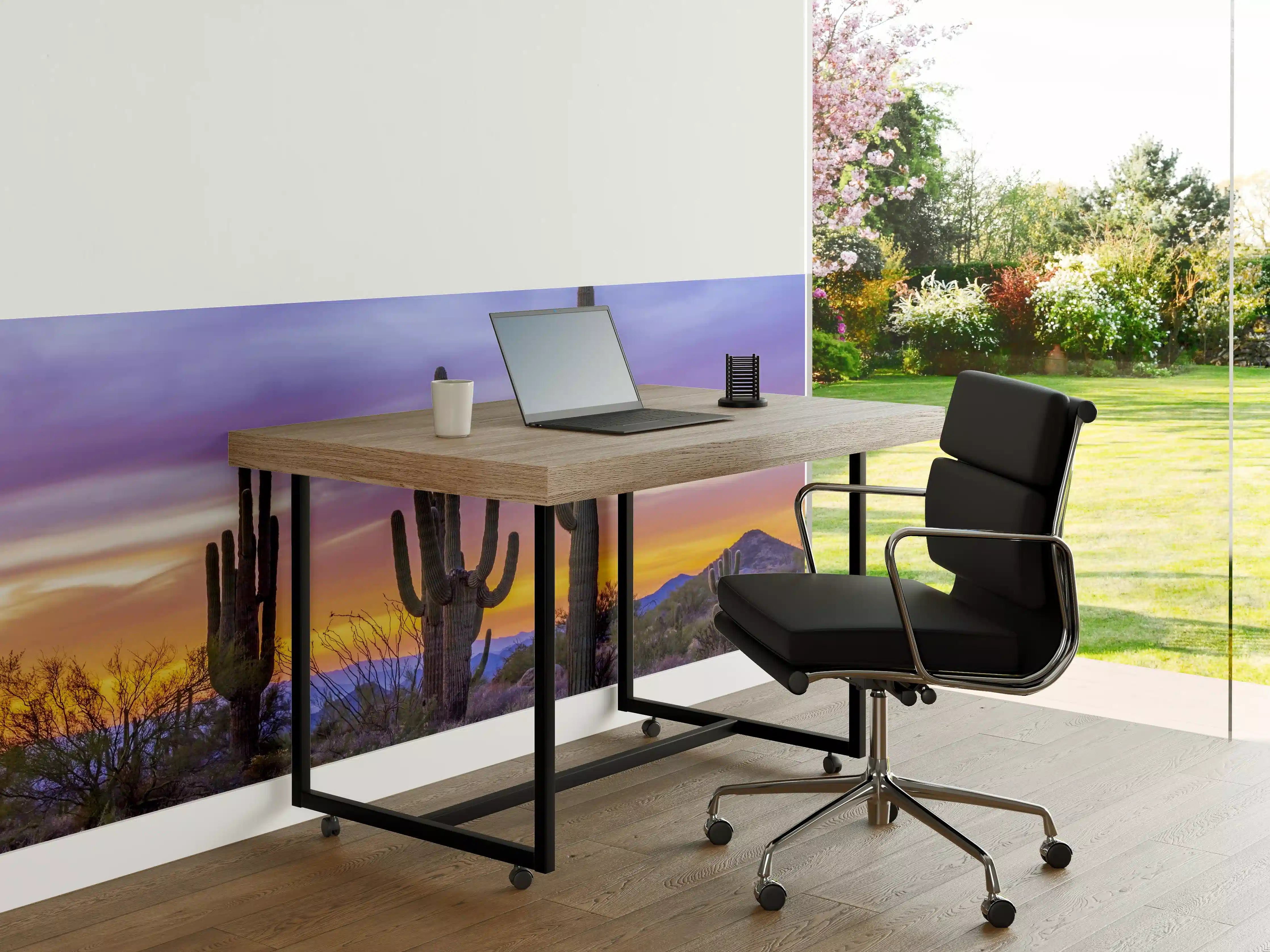 Büro Wandgestaltung - Saguaro-Kaktus bei Sonnenuntergang in Arizona
