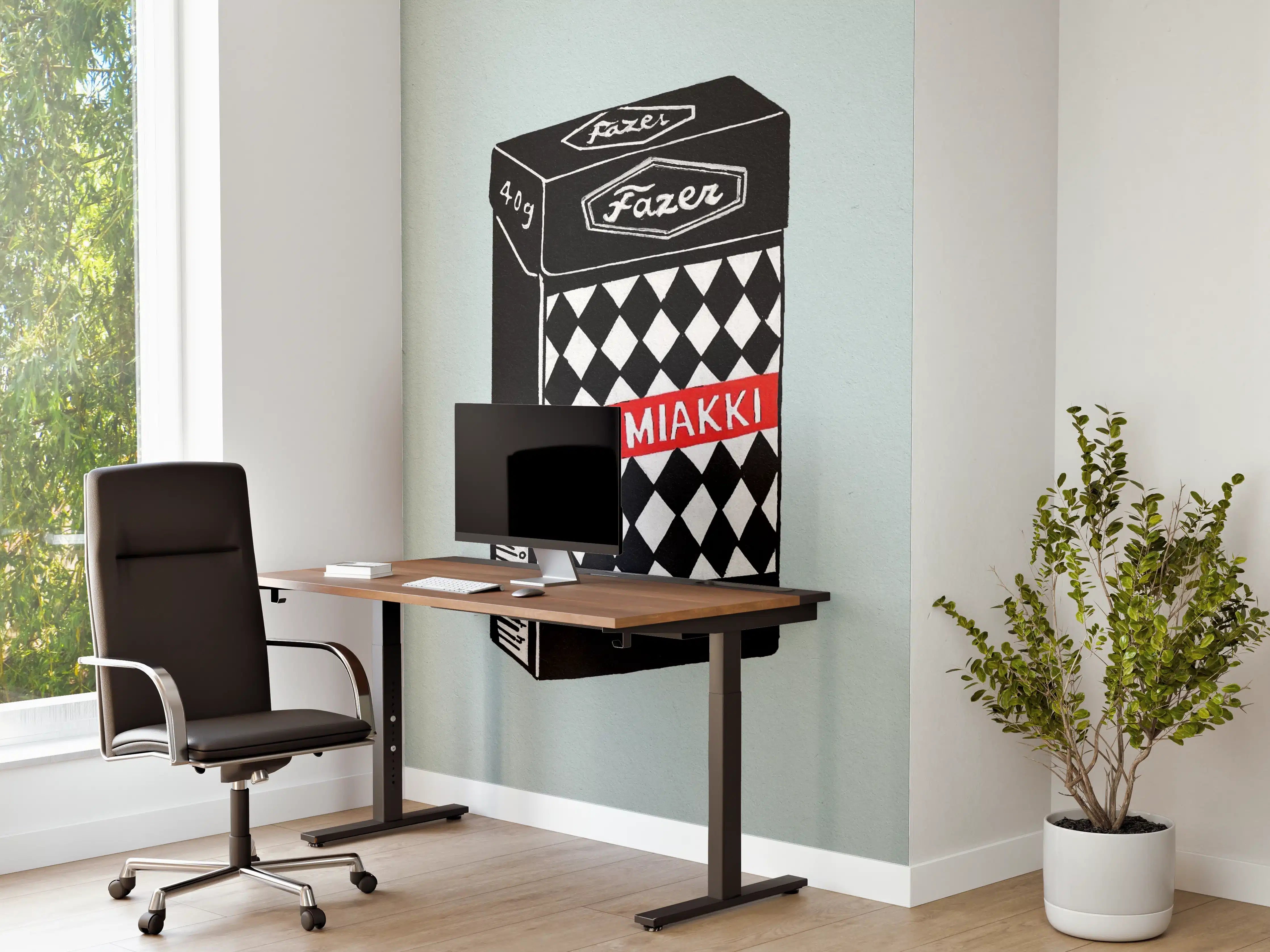Büro Wandgestaltung - Salmiakki Schachtel
