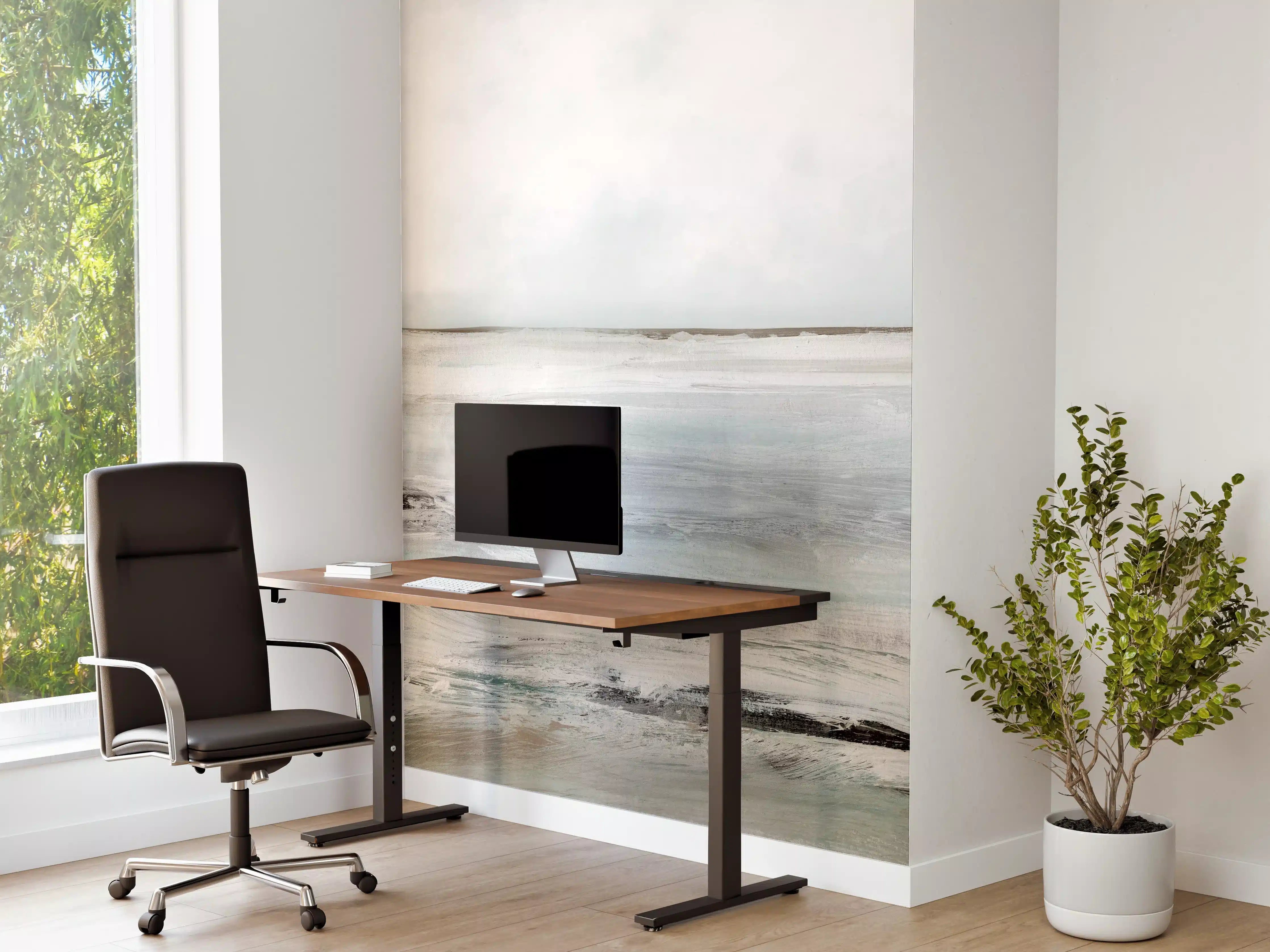 Büro Wandgestaltung - Sandige Landschaft - Gemälde