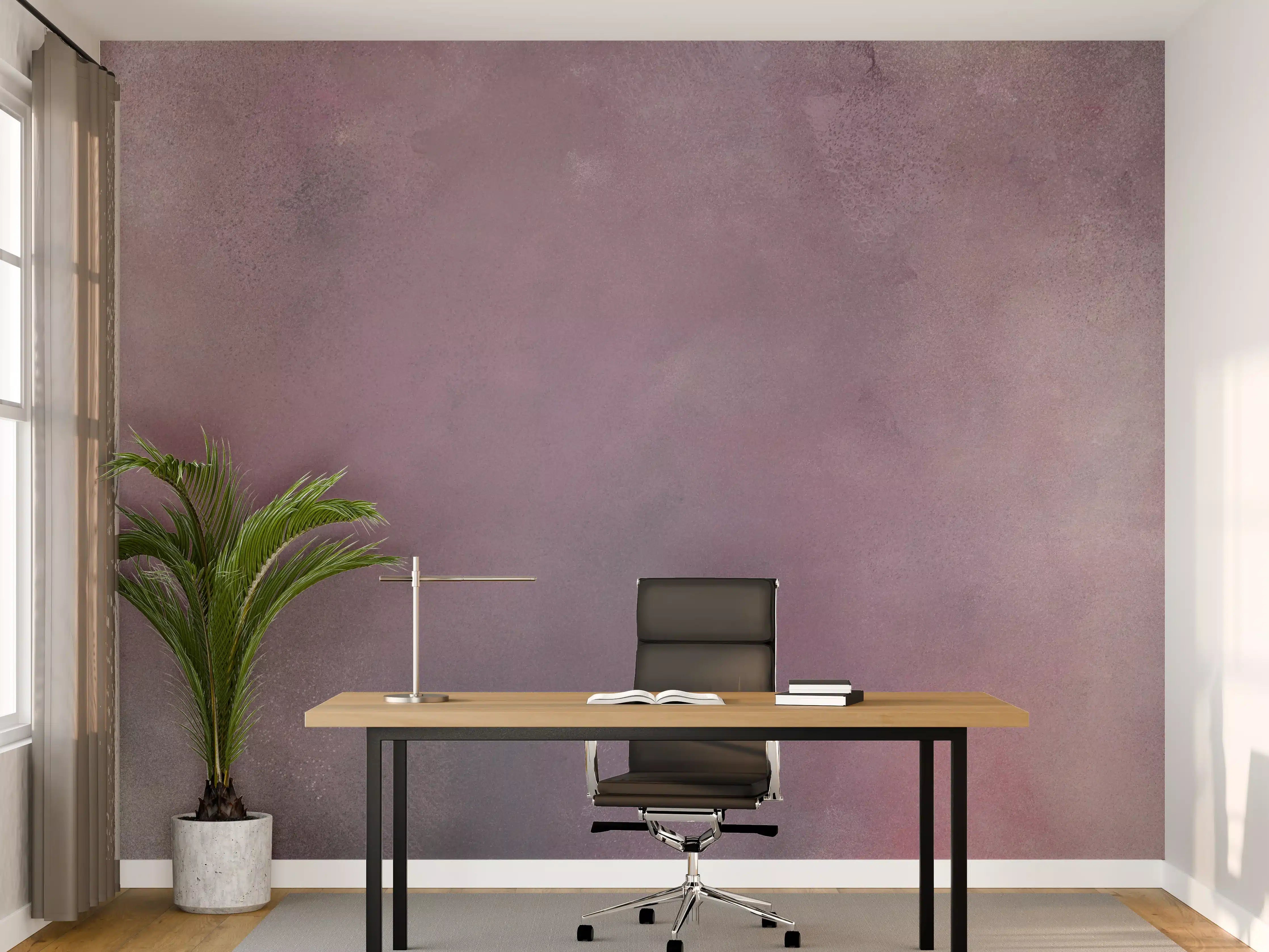Büro Wandgestaltung - Sanfte Pastellfarben mit Grau- und Rosétönen