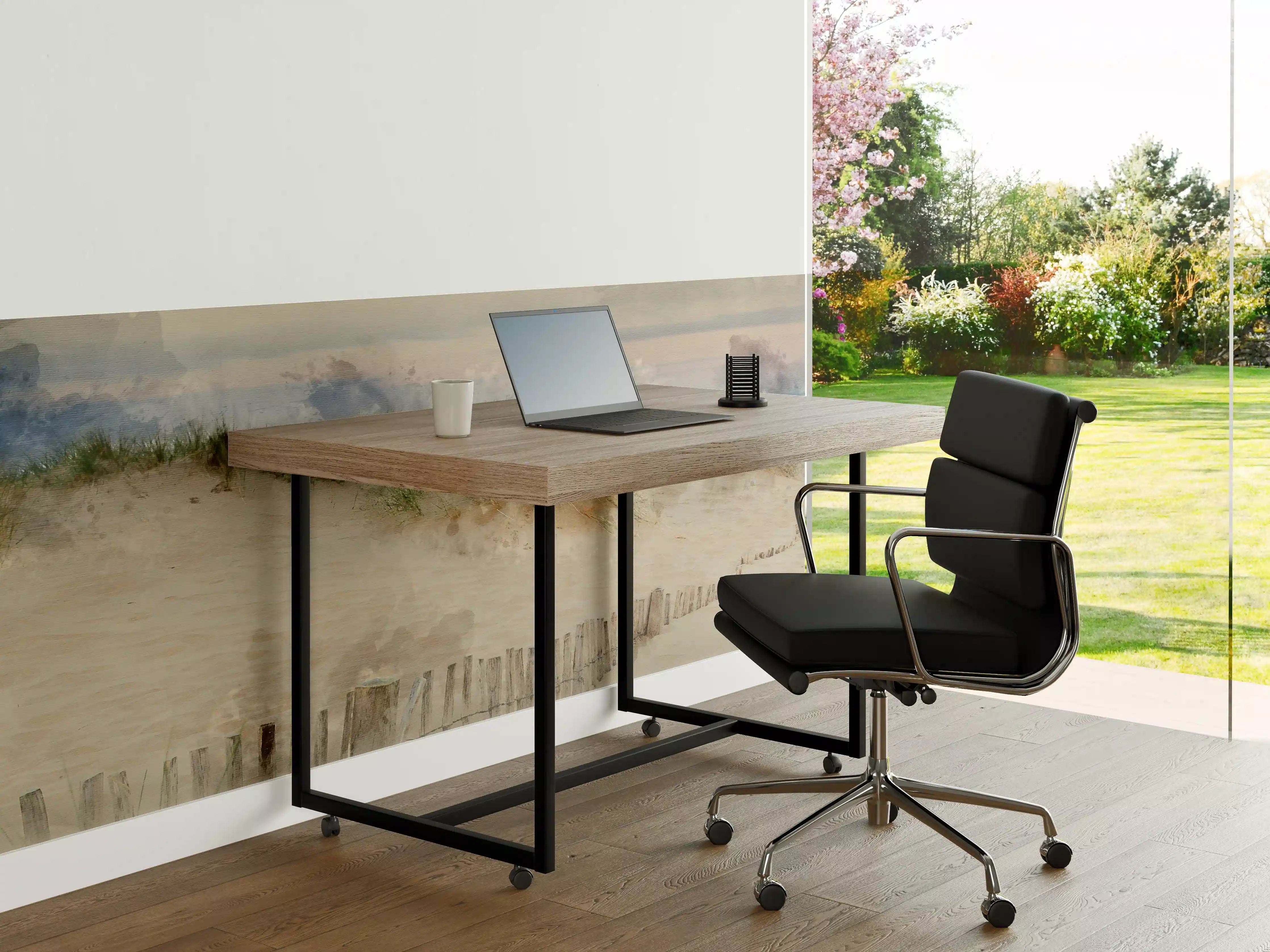 Büro Wandgestaltung - Sanfter Strand mit Dünen und Himmel