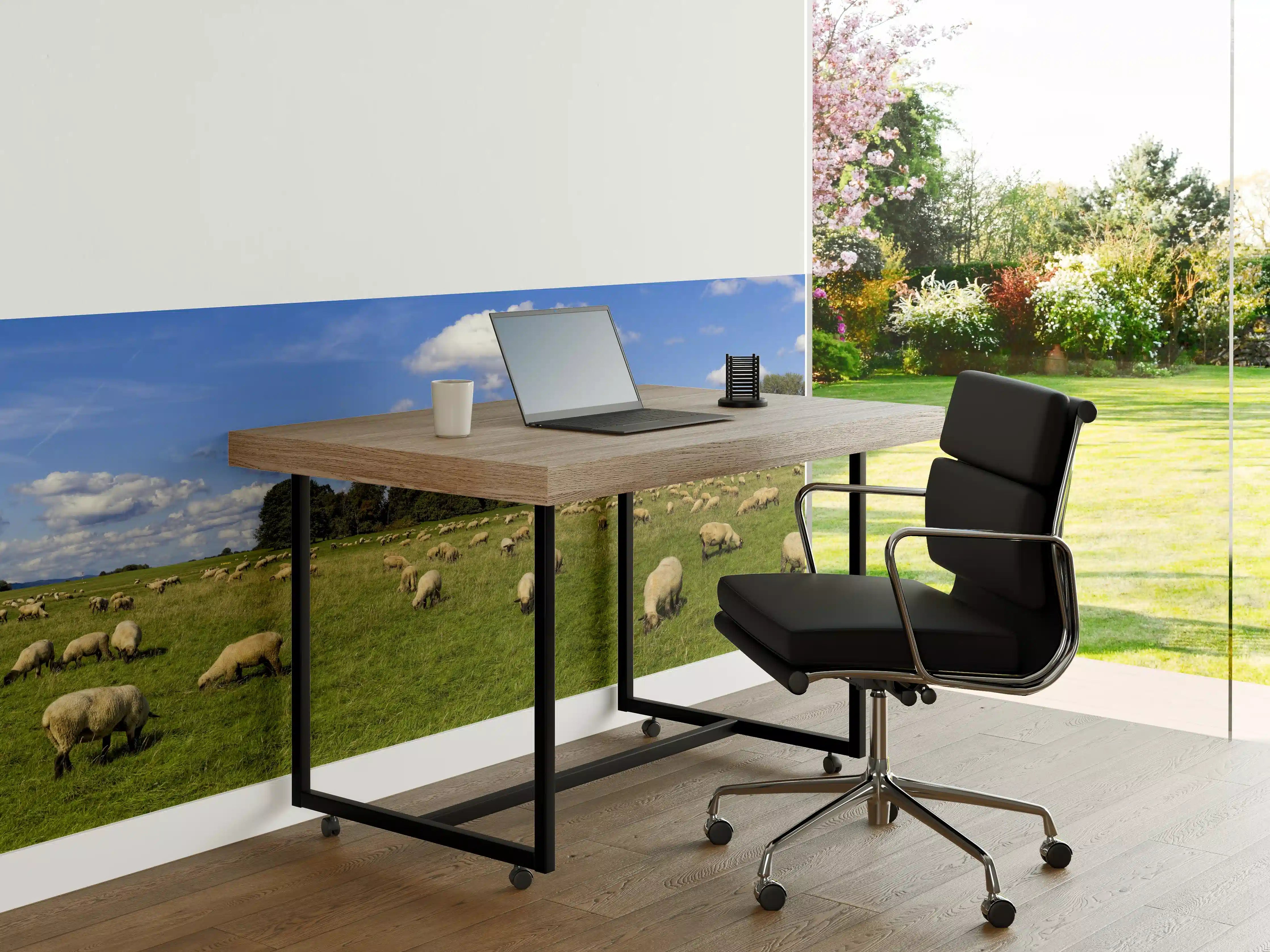 Büro Wandgestaltung - Schafherde Panorama