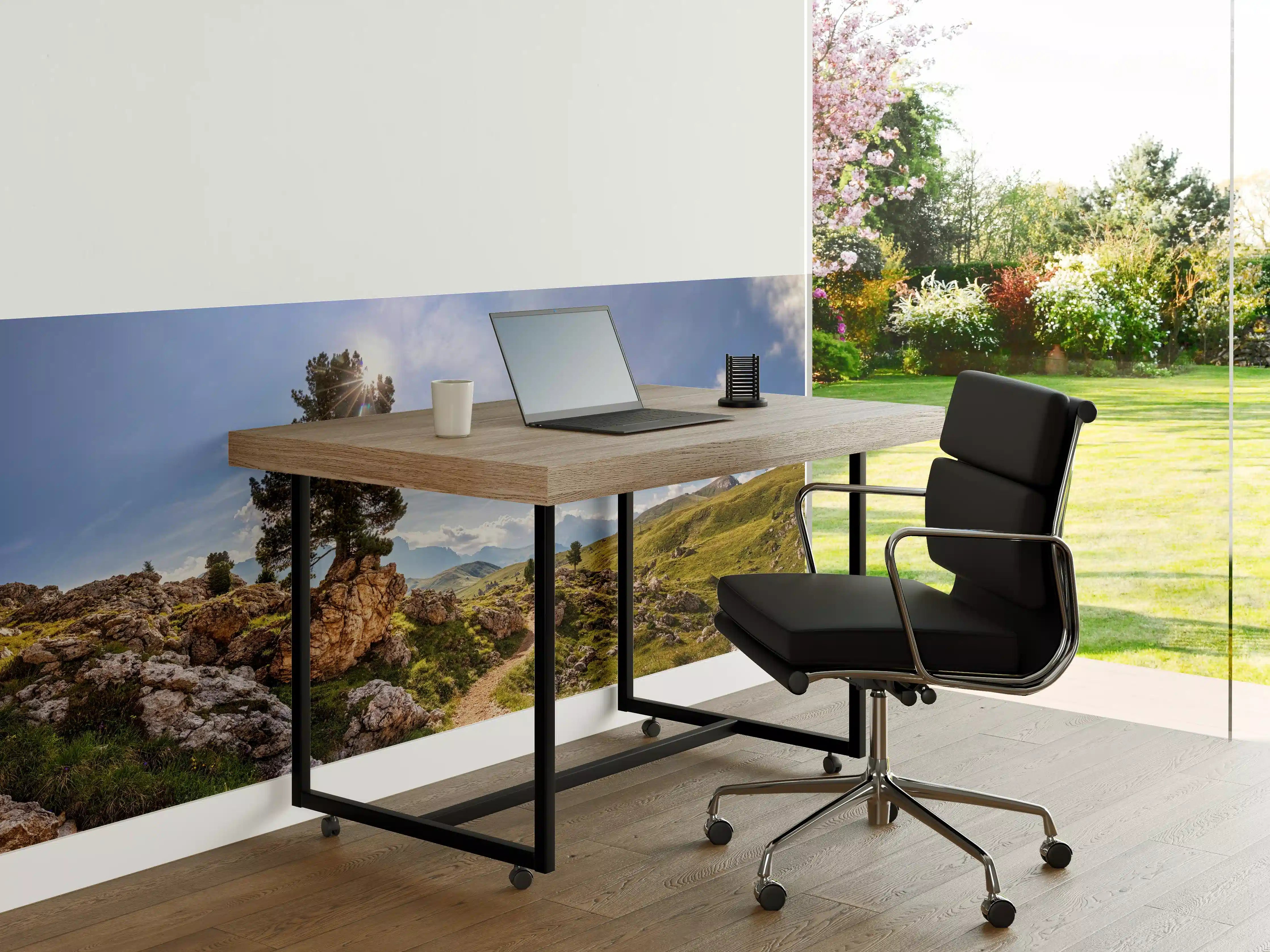 Büro Wandgestaltung - Schmaler Weg um den Langkofel