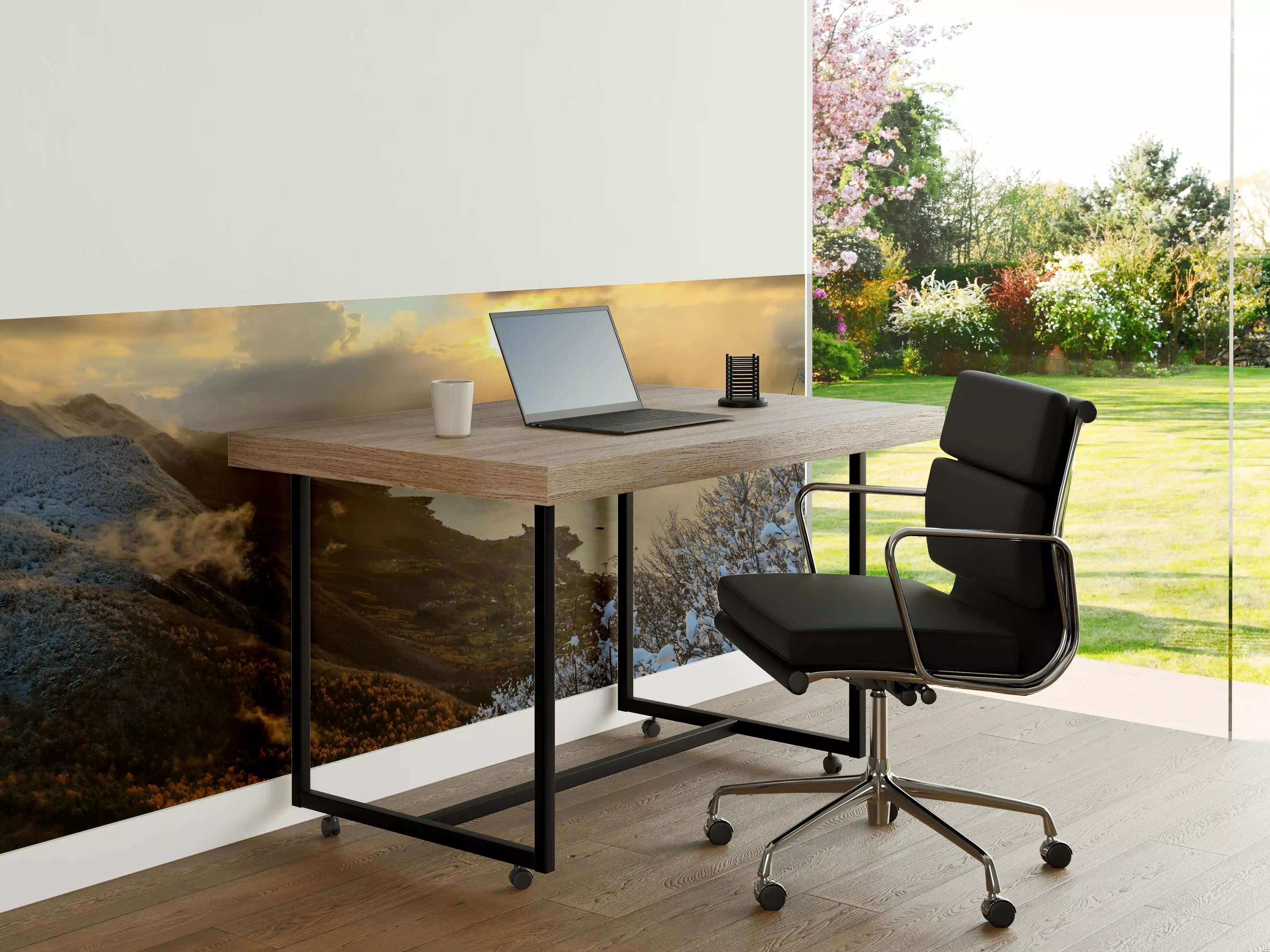 Büro Wandgestaltung - Schneelandschaft am Gardasee