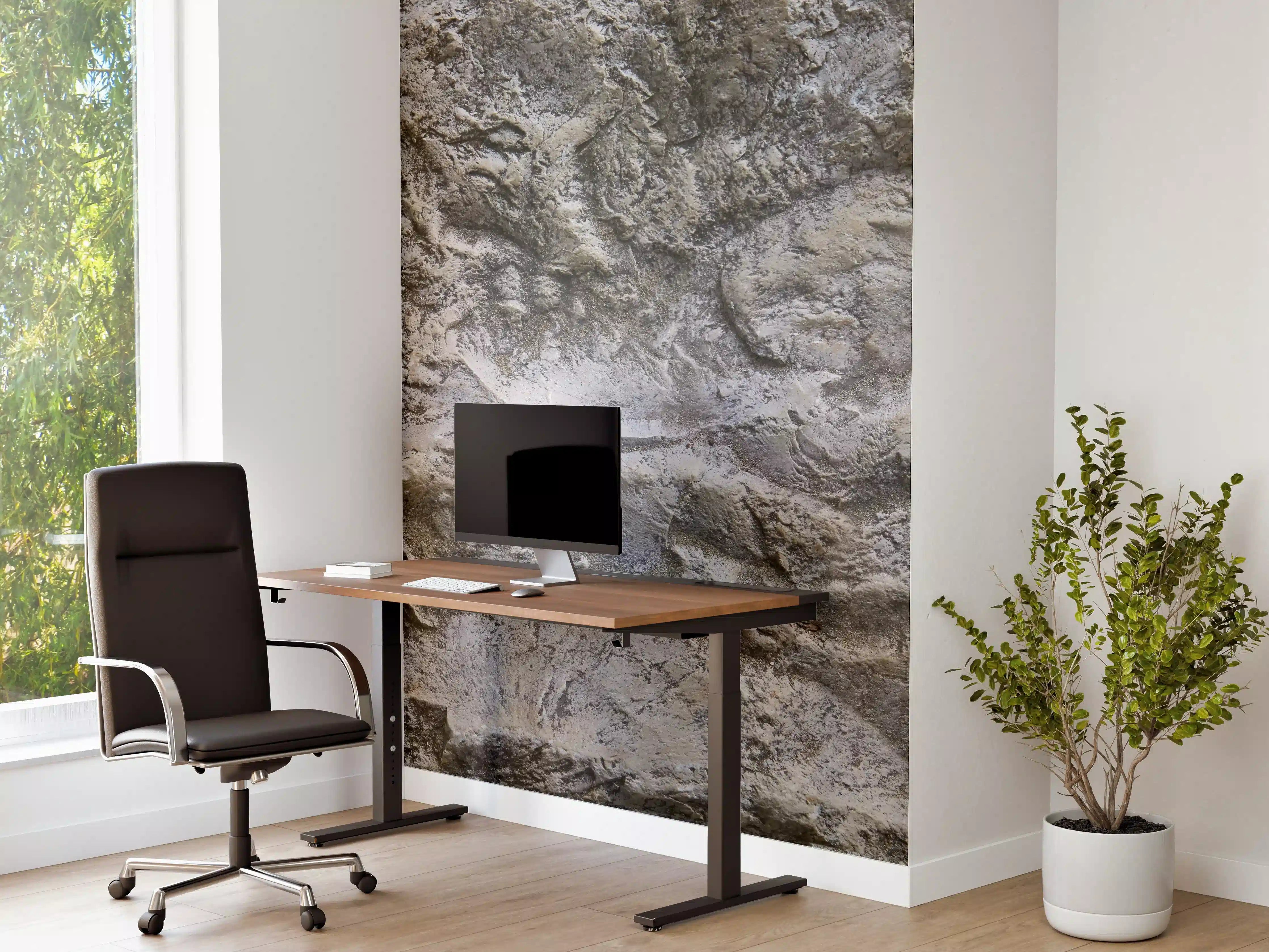 Büro Wandgestaltung - Schöne Felsstruktur - Granit