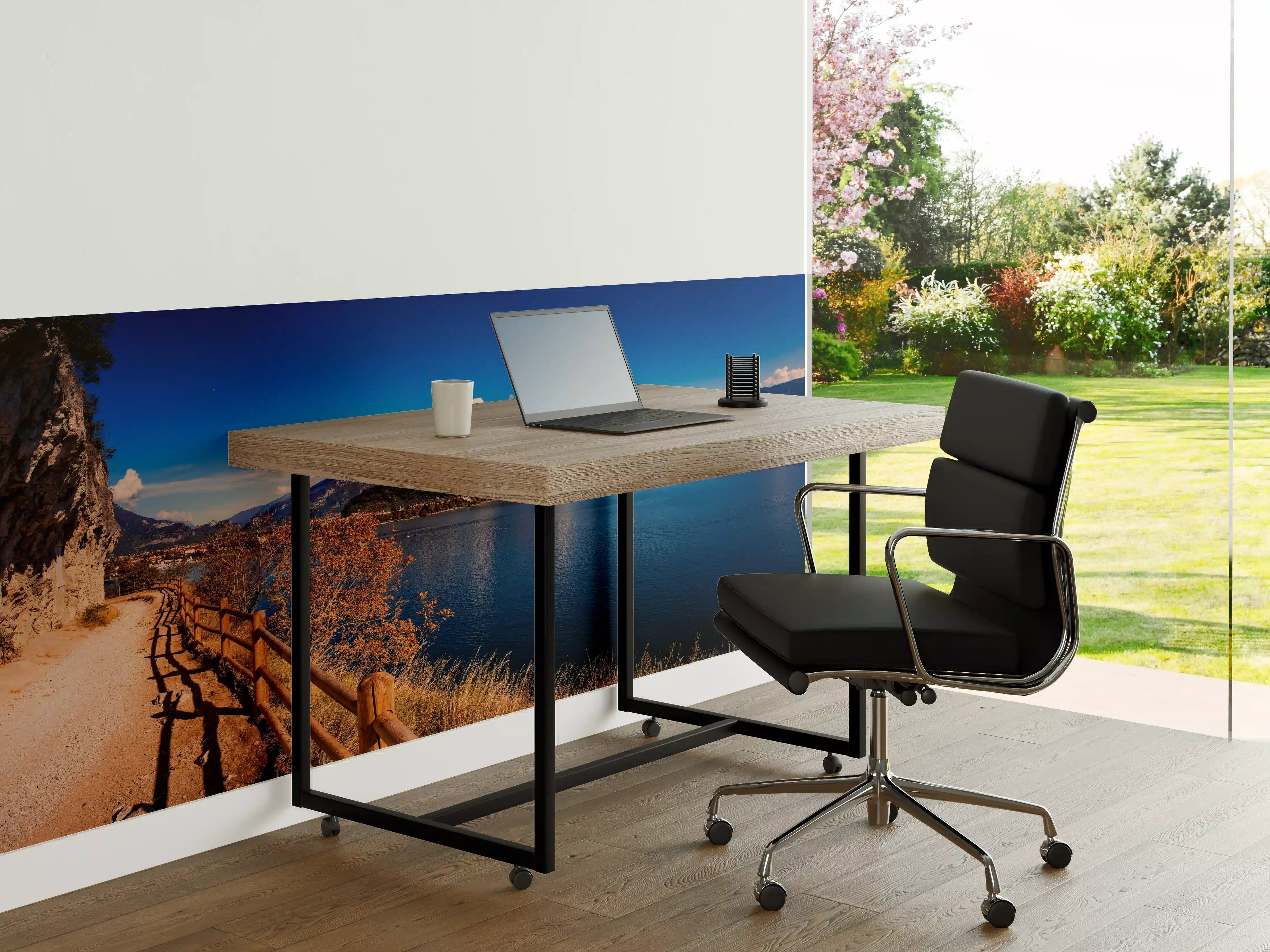 Büro Wandgestaltung - Schöne Landschaft mit Blick auf den Gardasee