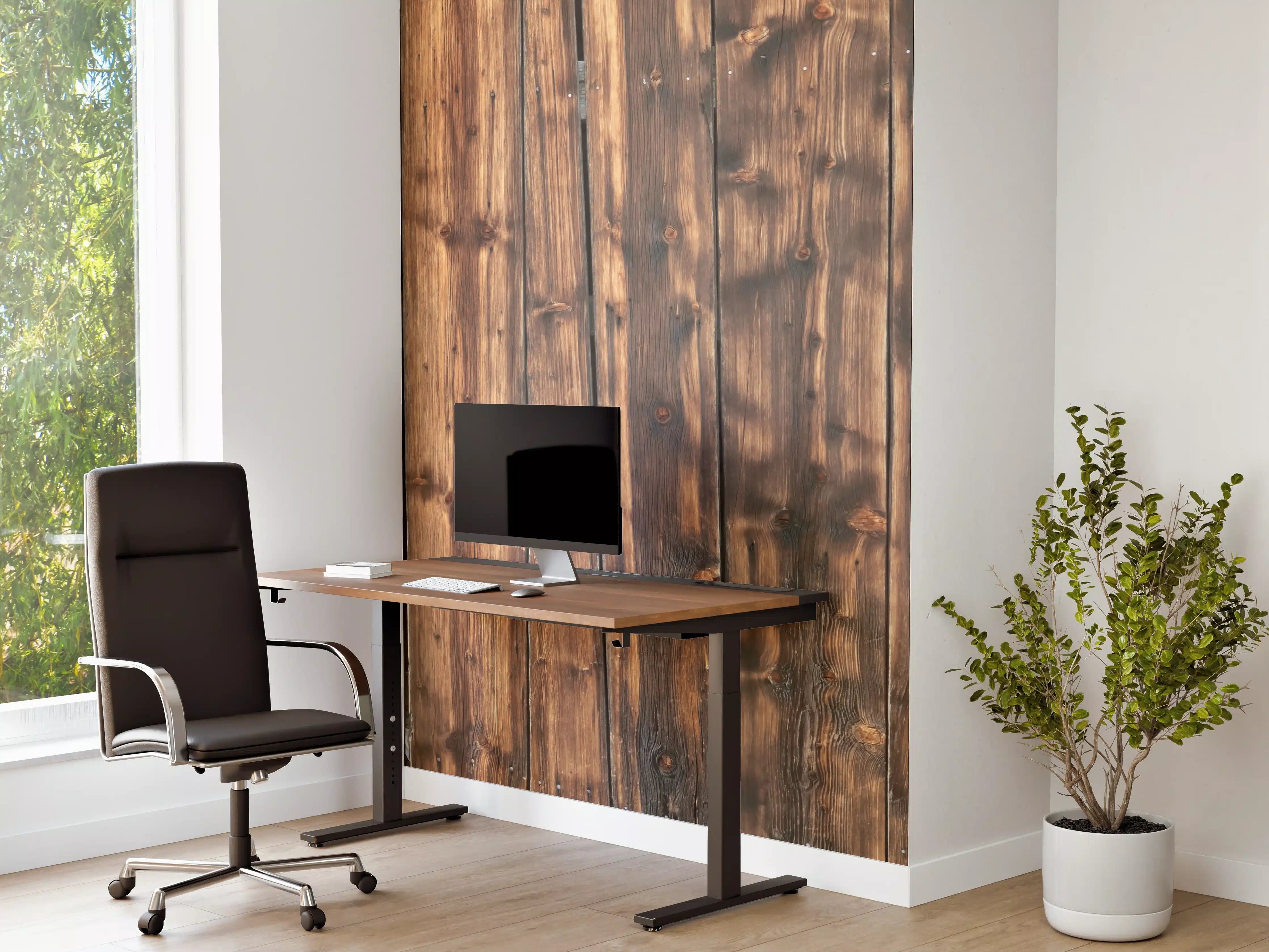 Büro Wandgestaltung - Schöne verwitterte Hüttenwand