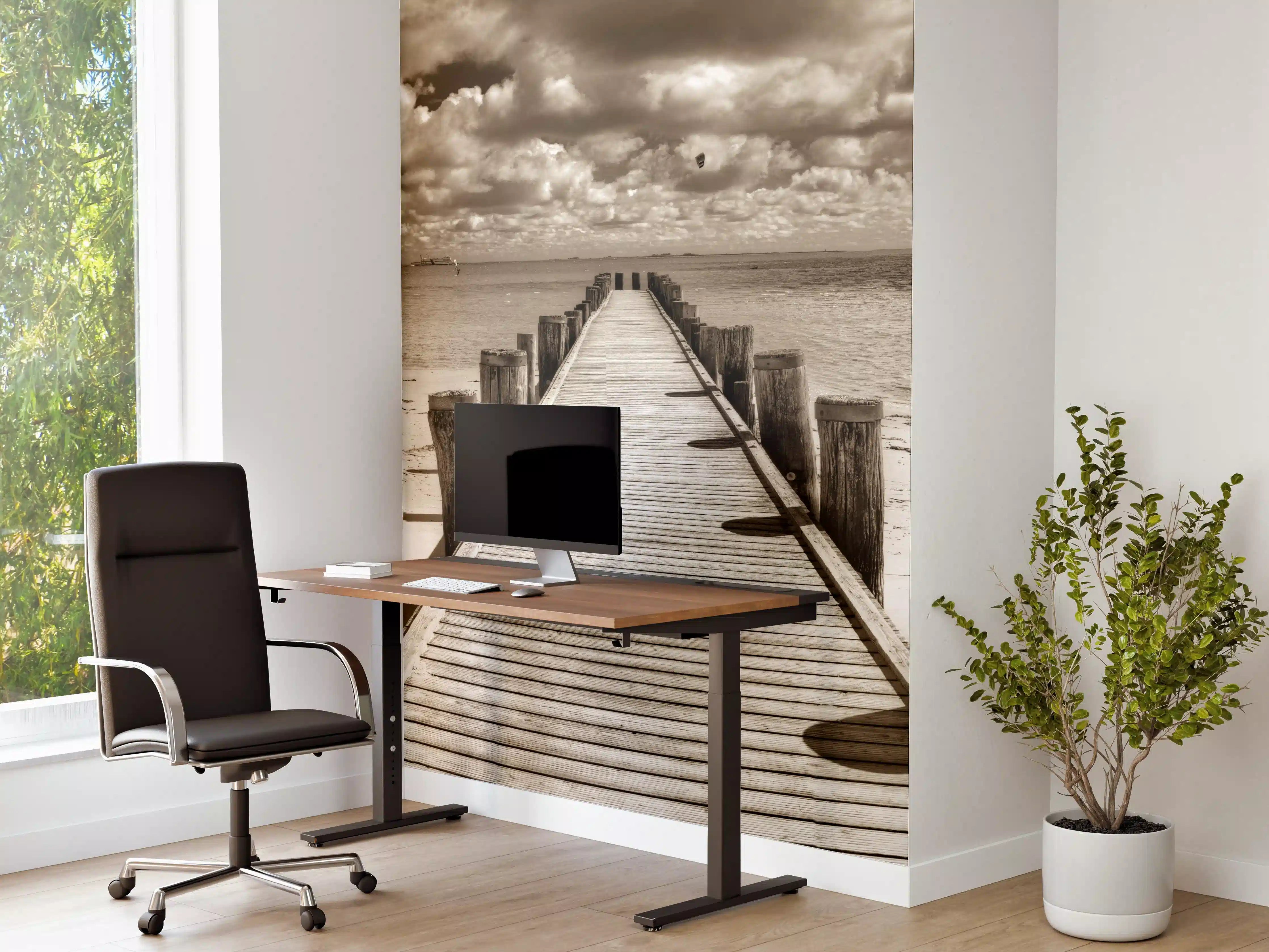 Büro Wandgestaltung - Schöner Anlegersteg für Boote